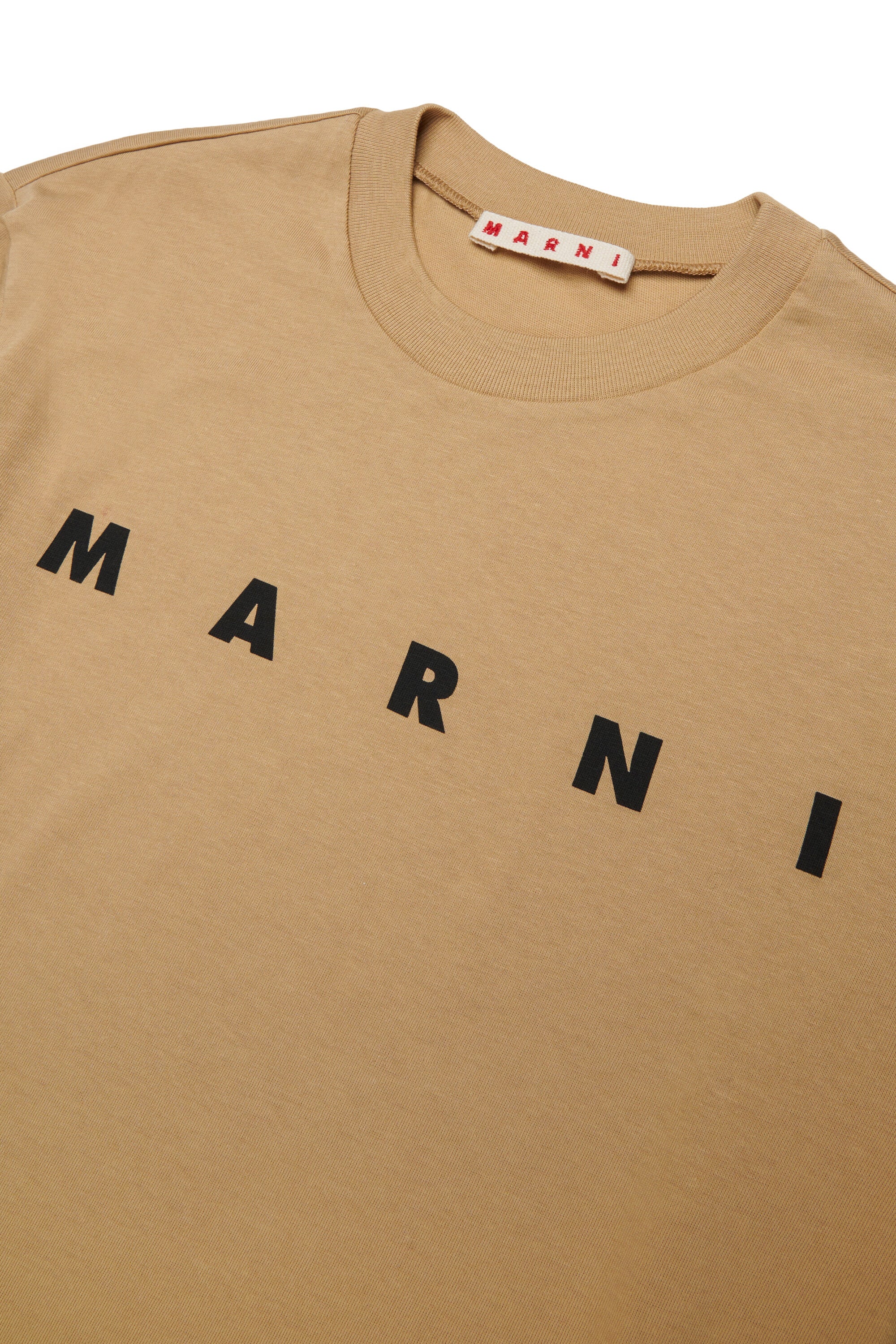 Marni・ロゴ入り長袖ジャージーTシャツ
