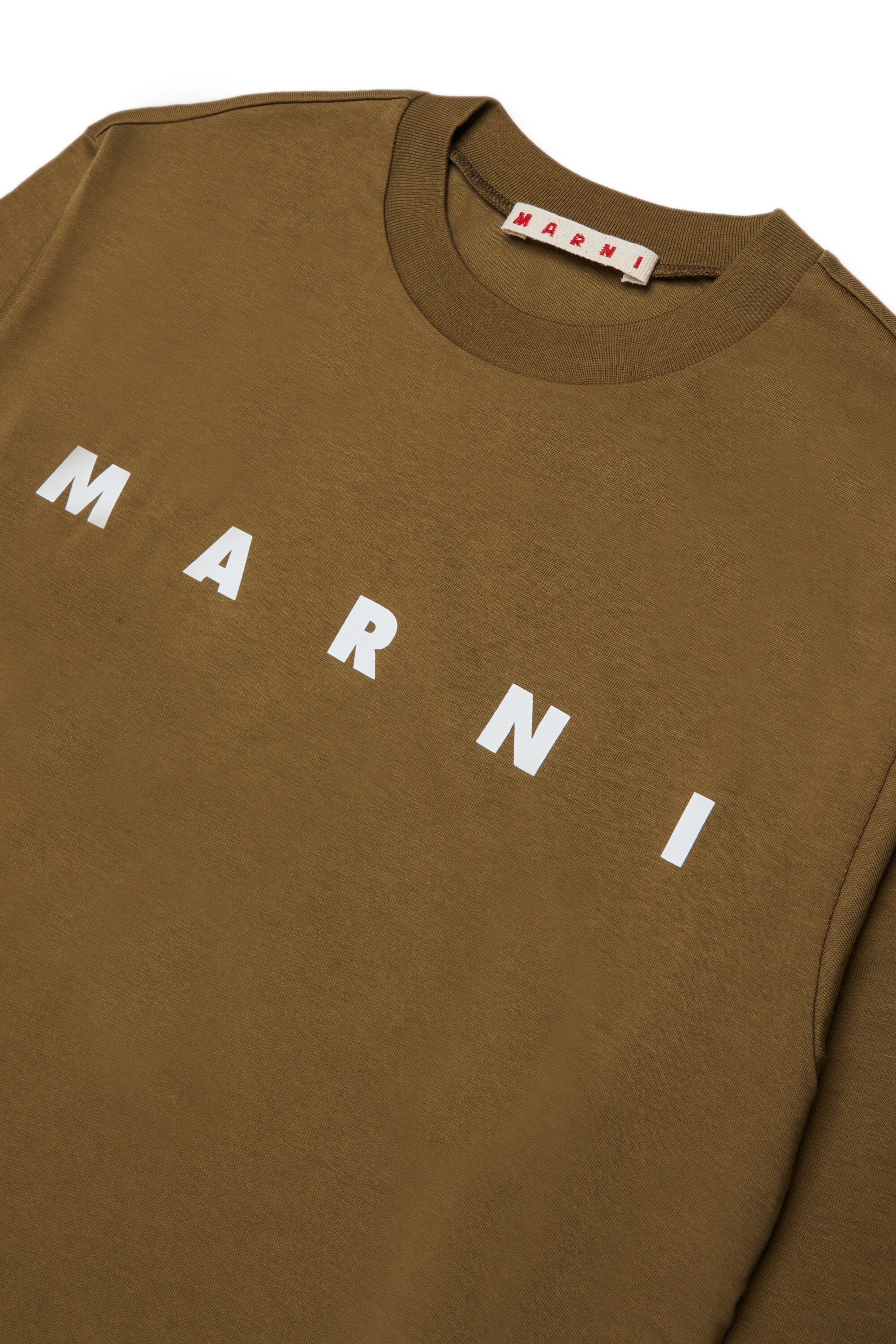 Marni・ロゴ入り長袖ジャージーTシャツ