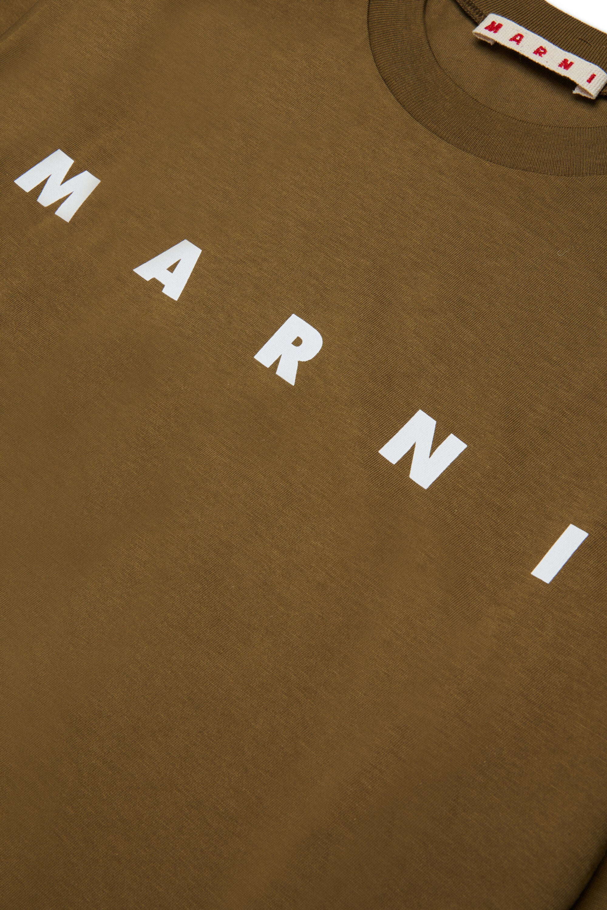 Long sleeves jersey T-shirt with Marni logo