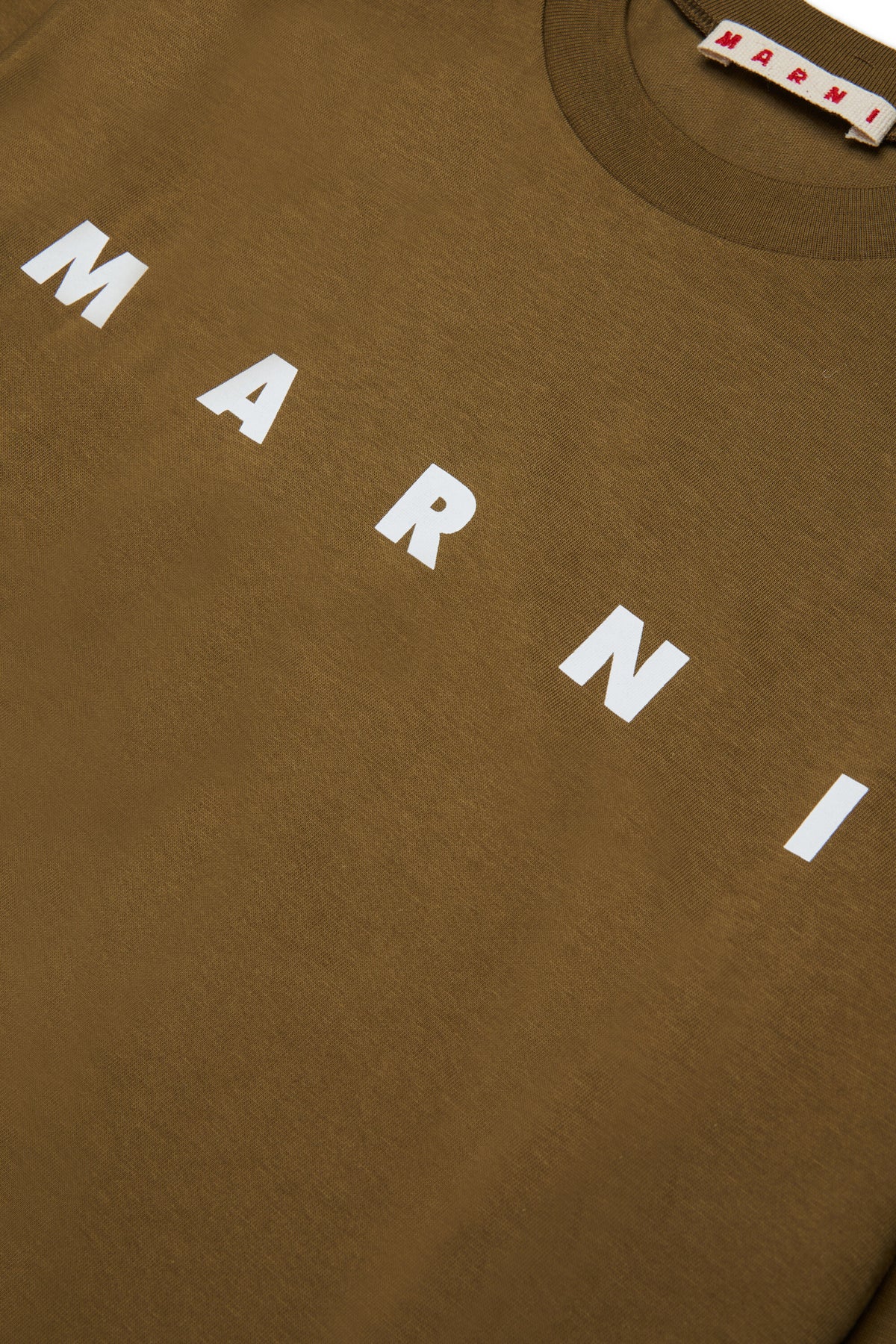 Marni・ロゴ入り長袖ジャージーTシャツ