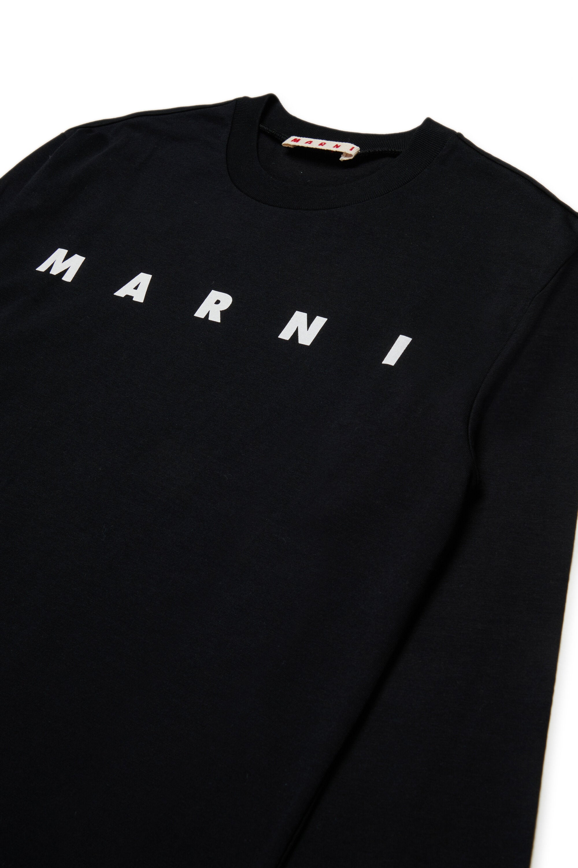 Marni・ロゴ入り長袖ジャージーTシャツ