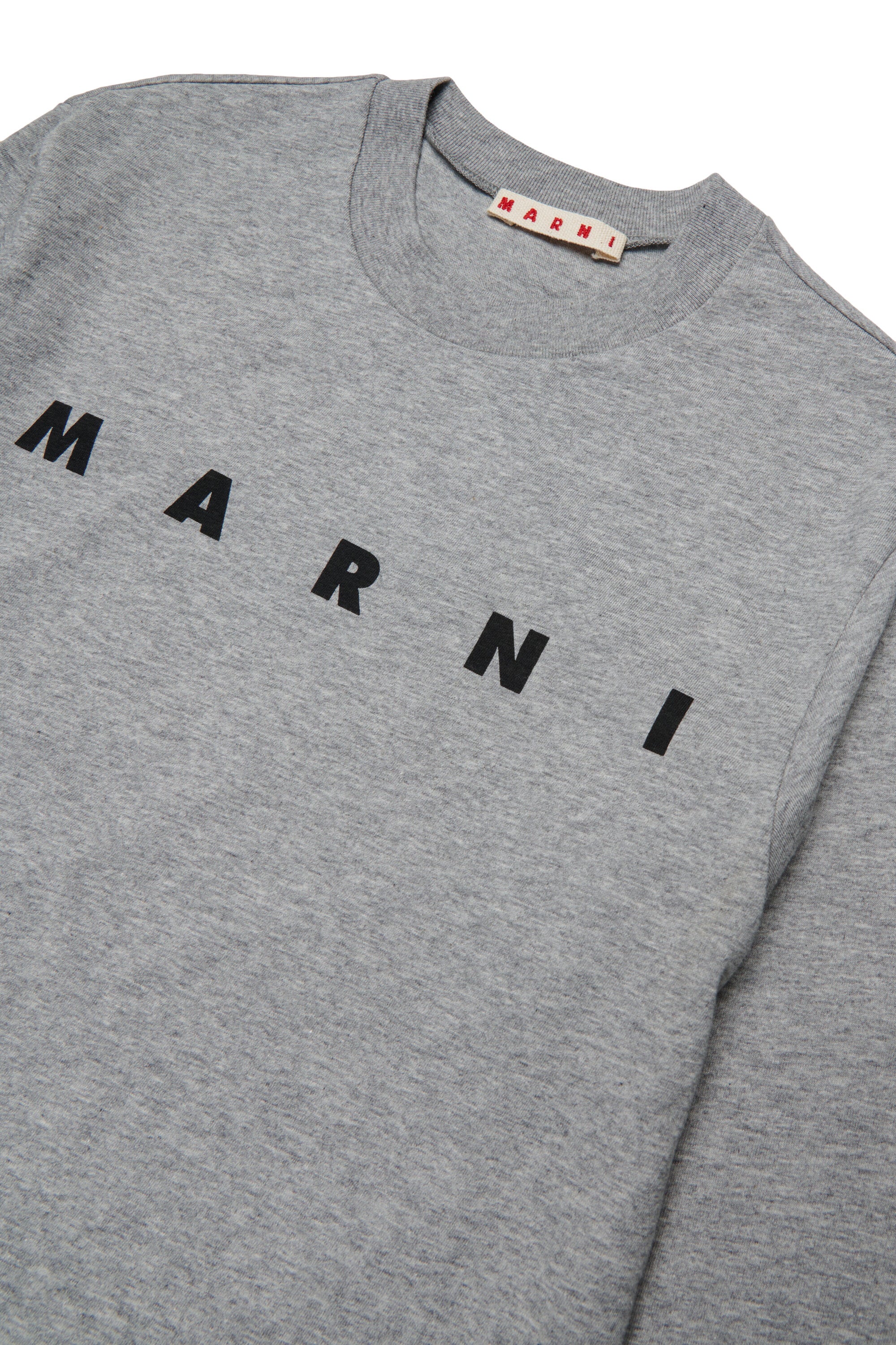 Marni・ロゴ入り長袖ジャージーTシャツ