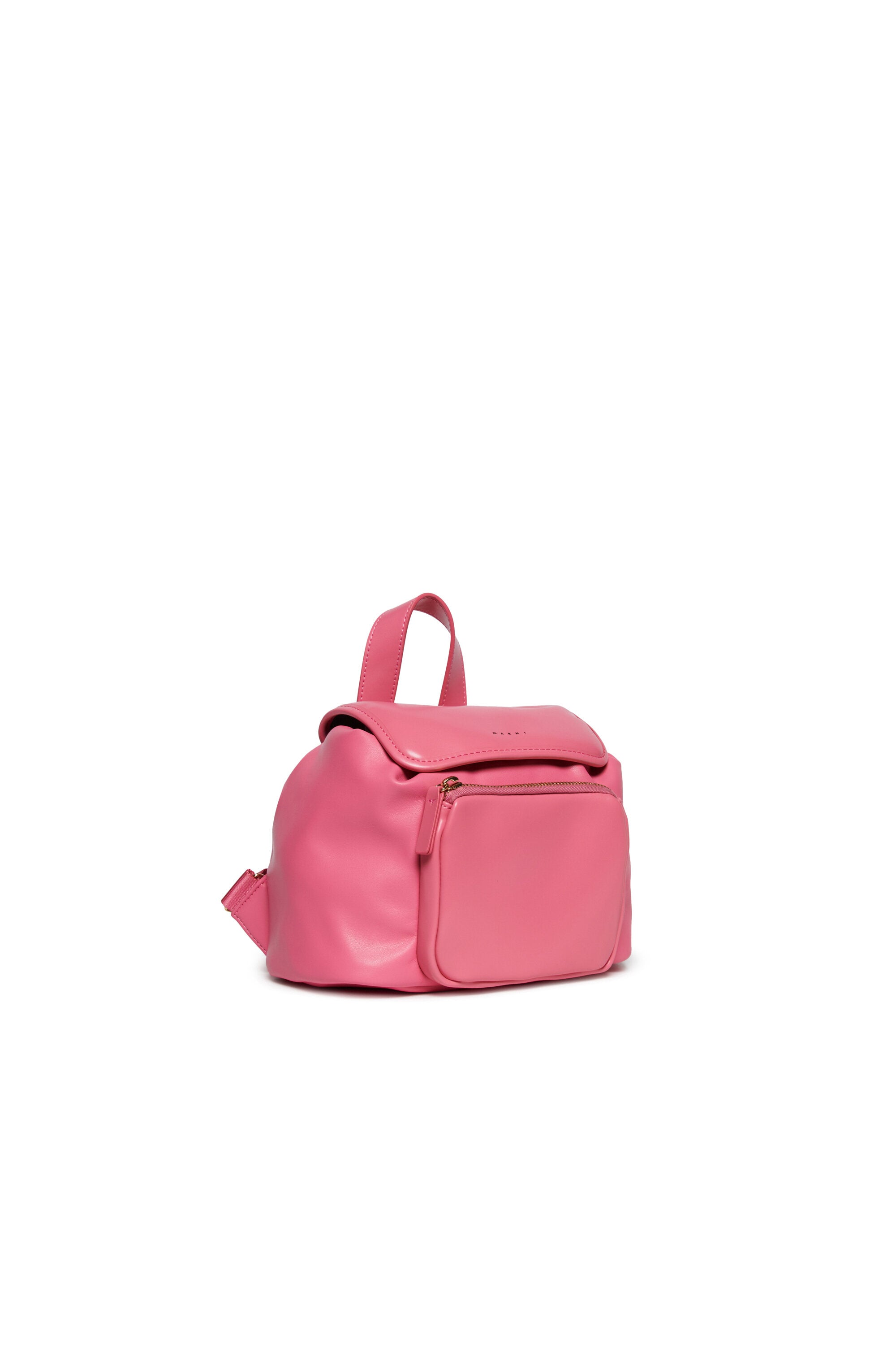 ロゴ入りコーティング生地バックパック