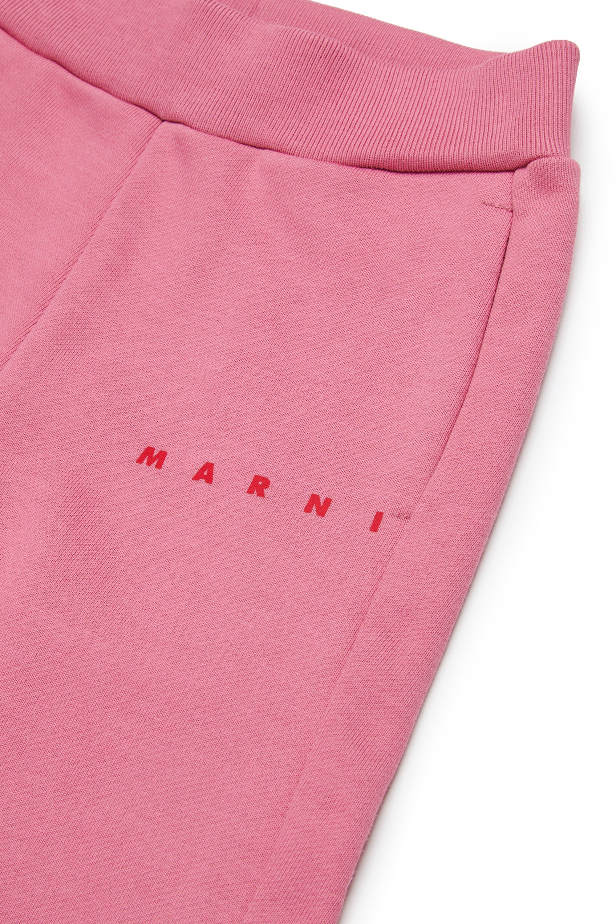 Fleece tracksuit set with institutional logo