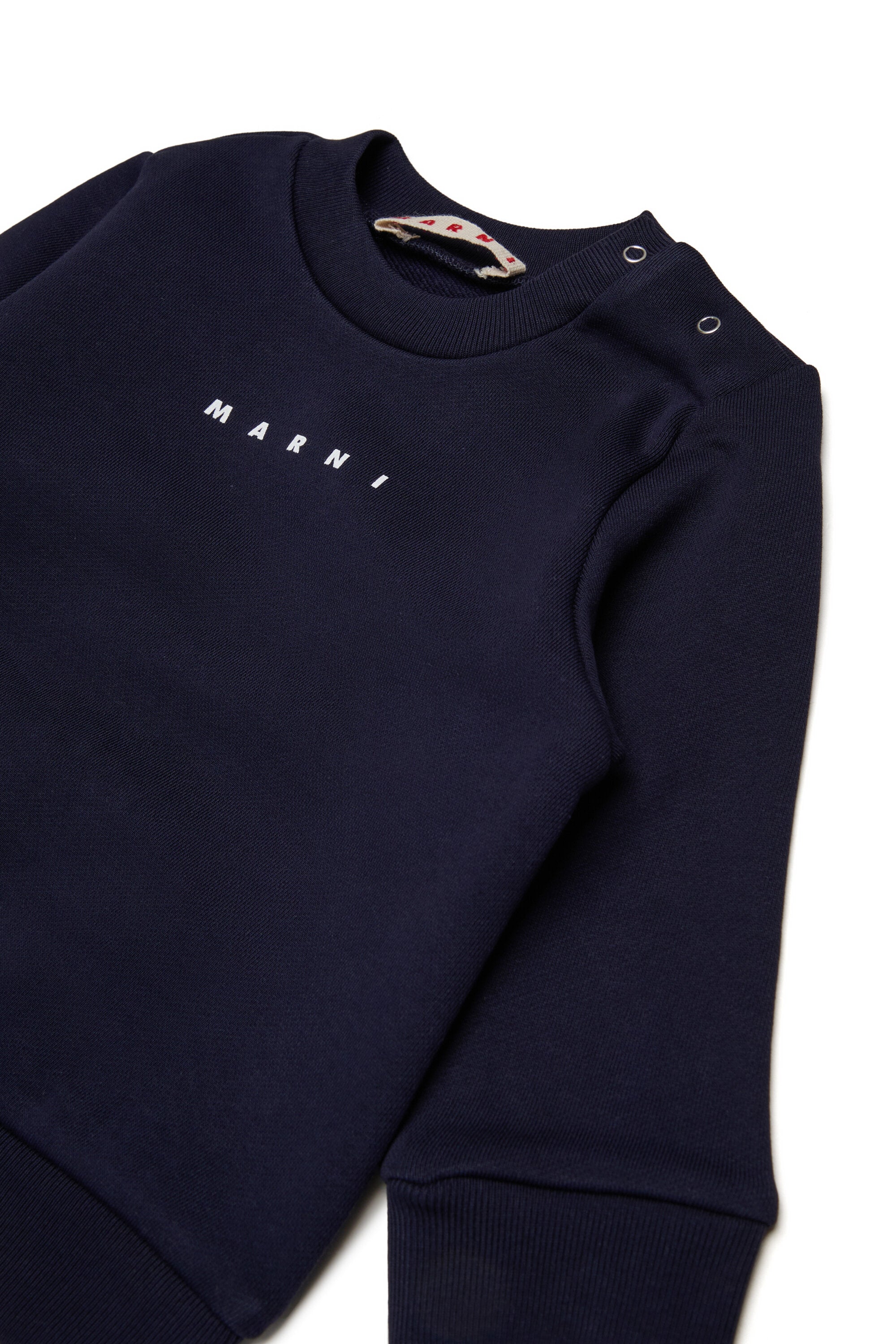 Fleece tracksuit set with institutional logo