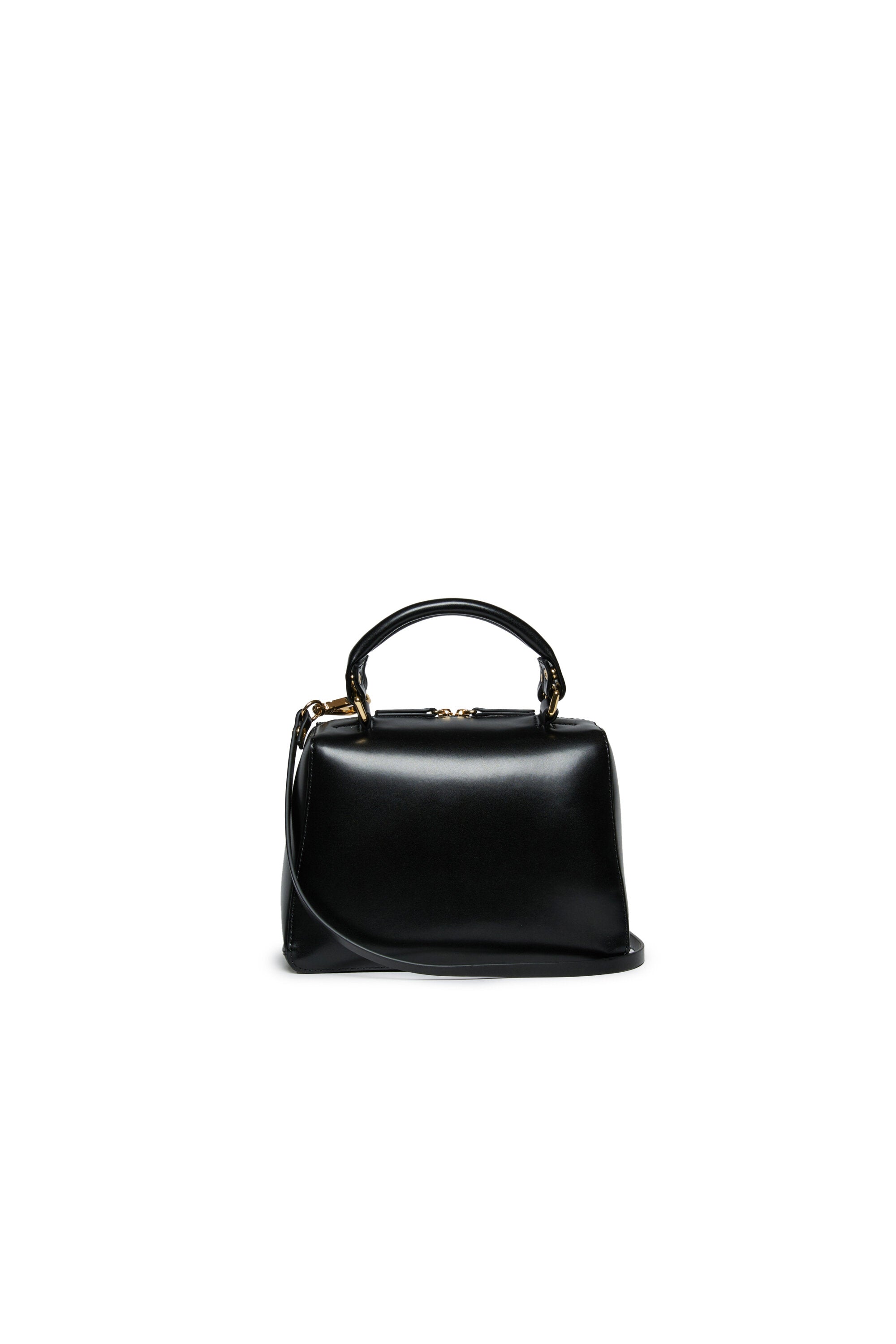 School Bag in coated fabric with shoulder strap