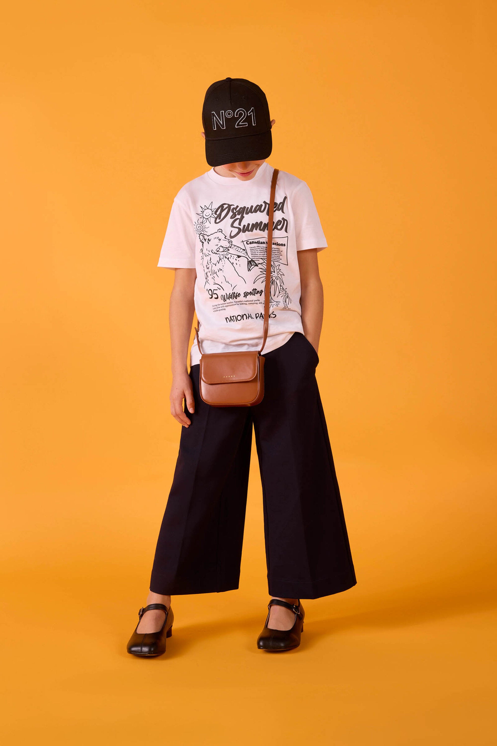 Punk Bag in coated fabric with shoulder strap