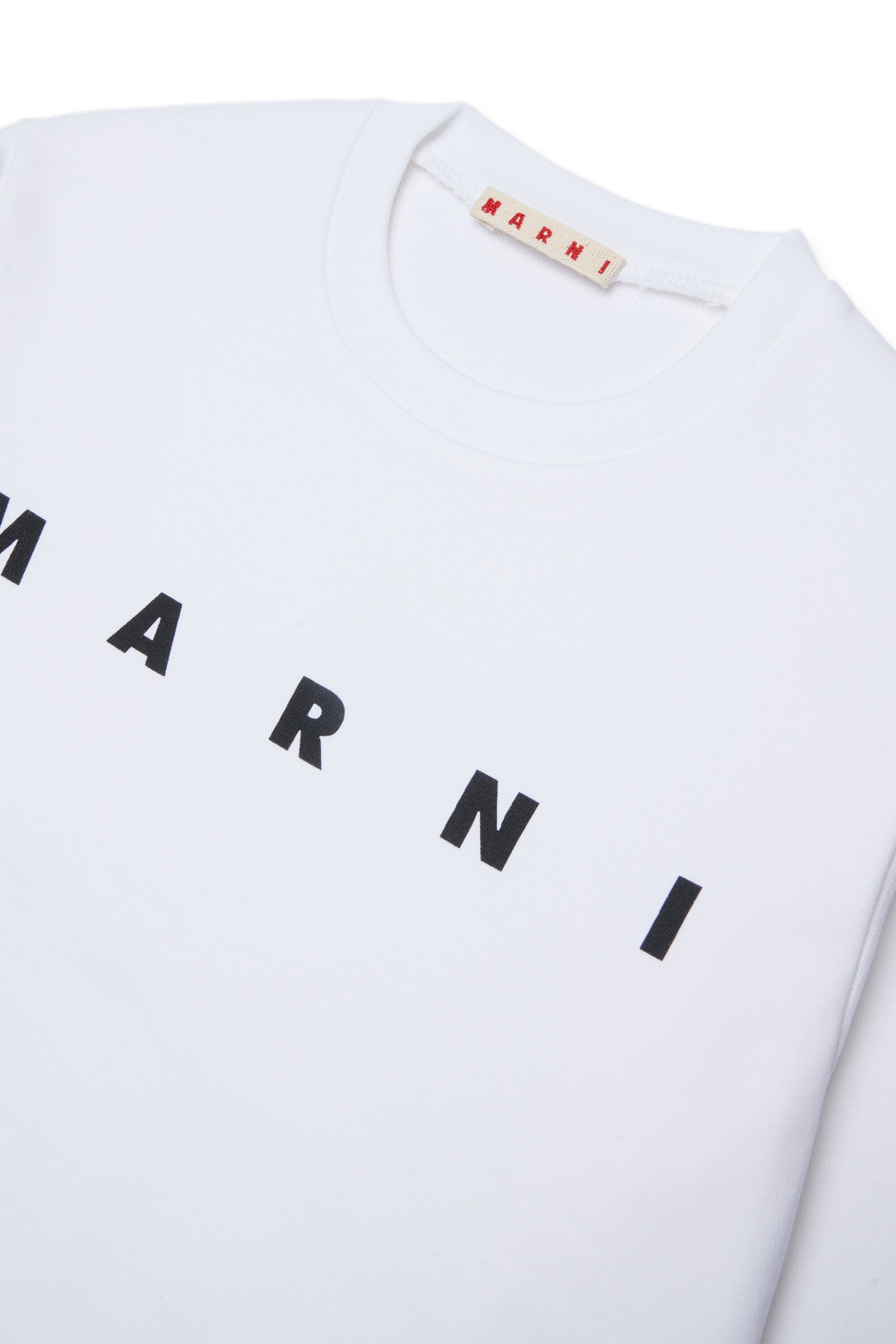 Marniロゴクルーネックスウェットシャツ