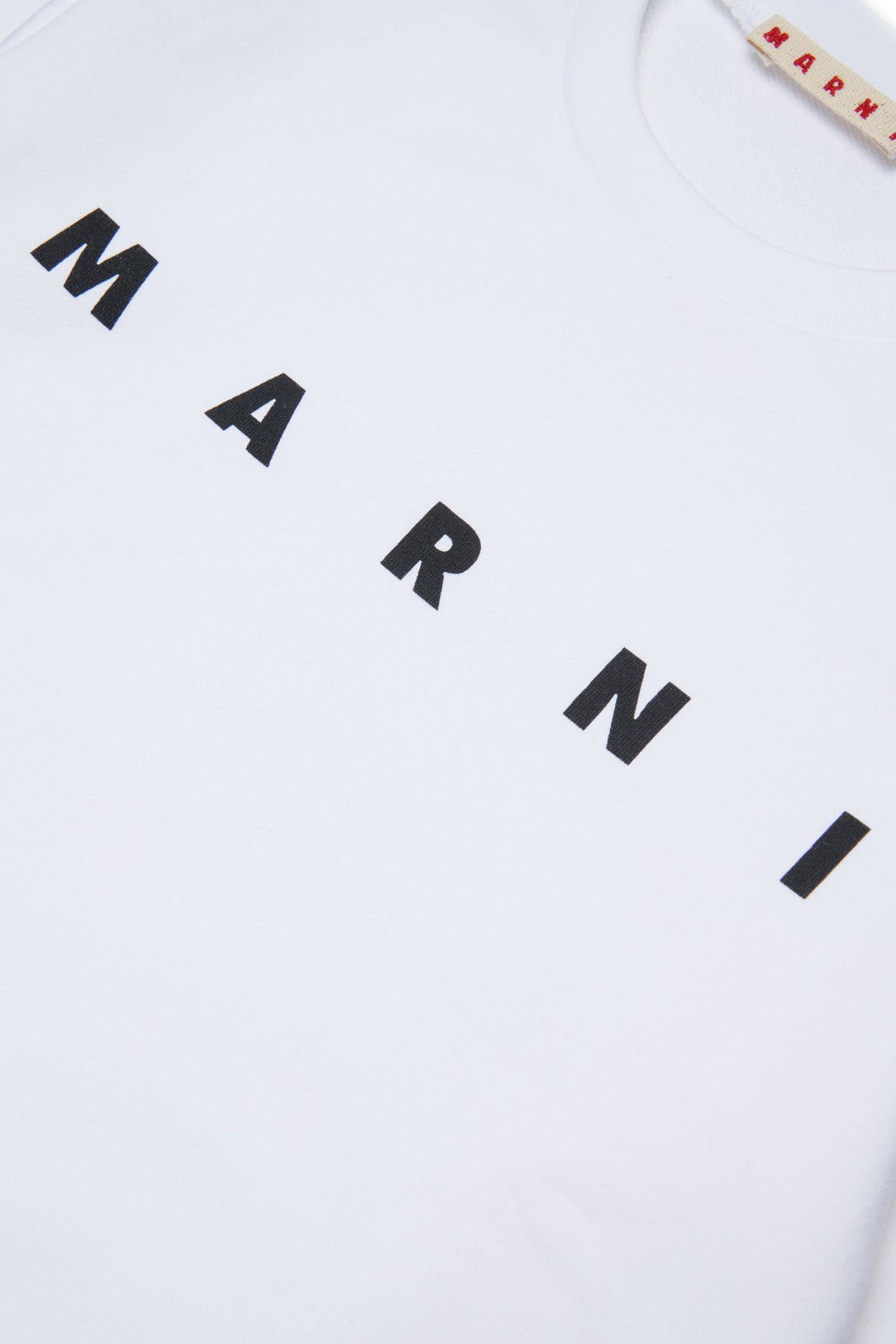 Marniロゴクルーネックスウェットシャツ