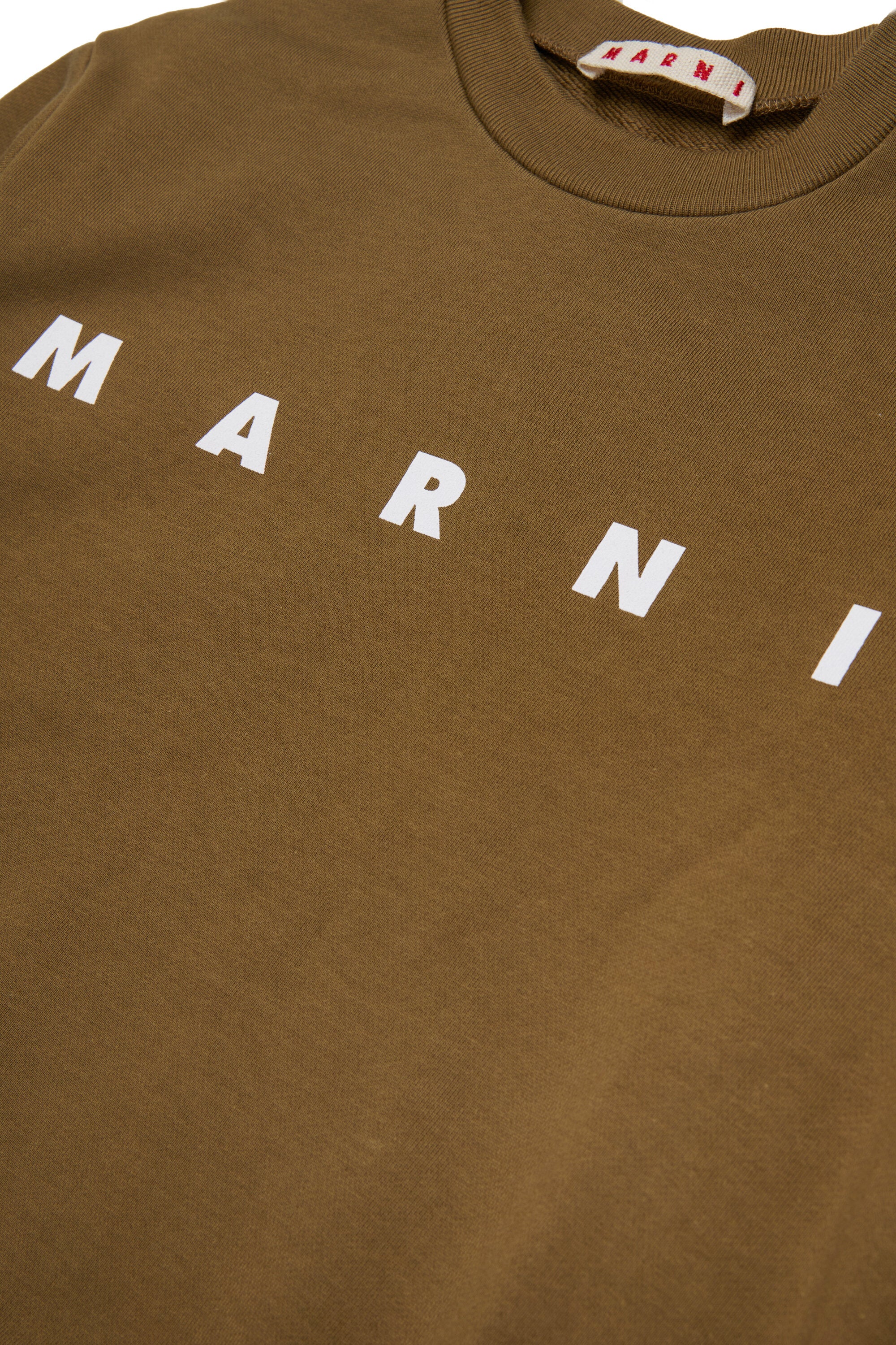 Marniロゴクルーネックスウェットシャツ
