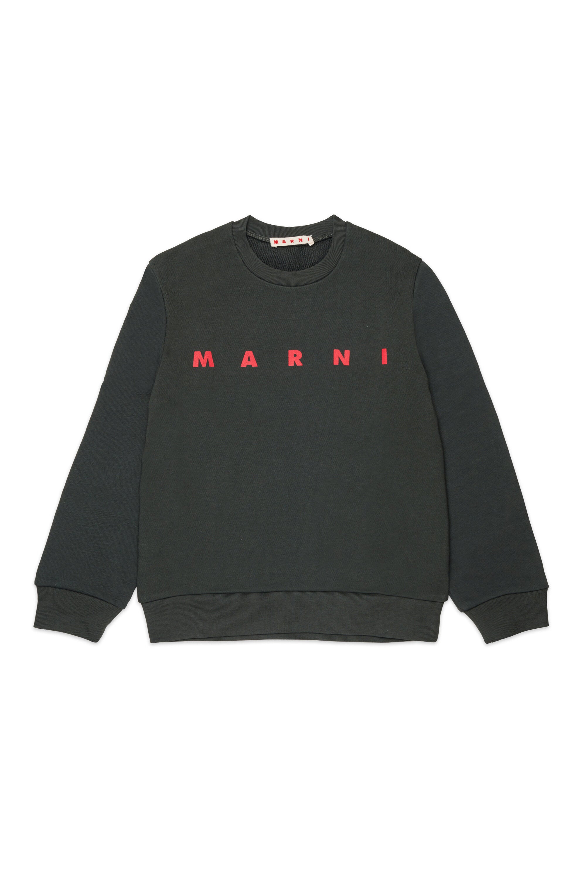 Marniロゴクルーネックスウェットシャツ