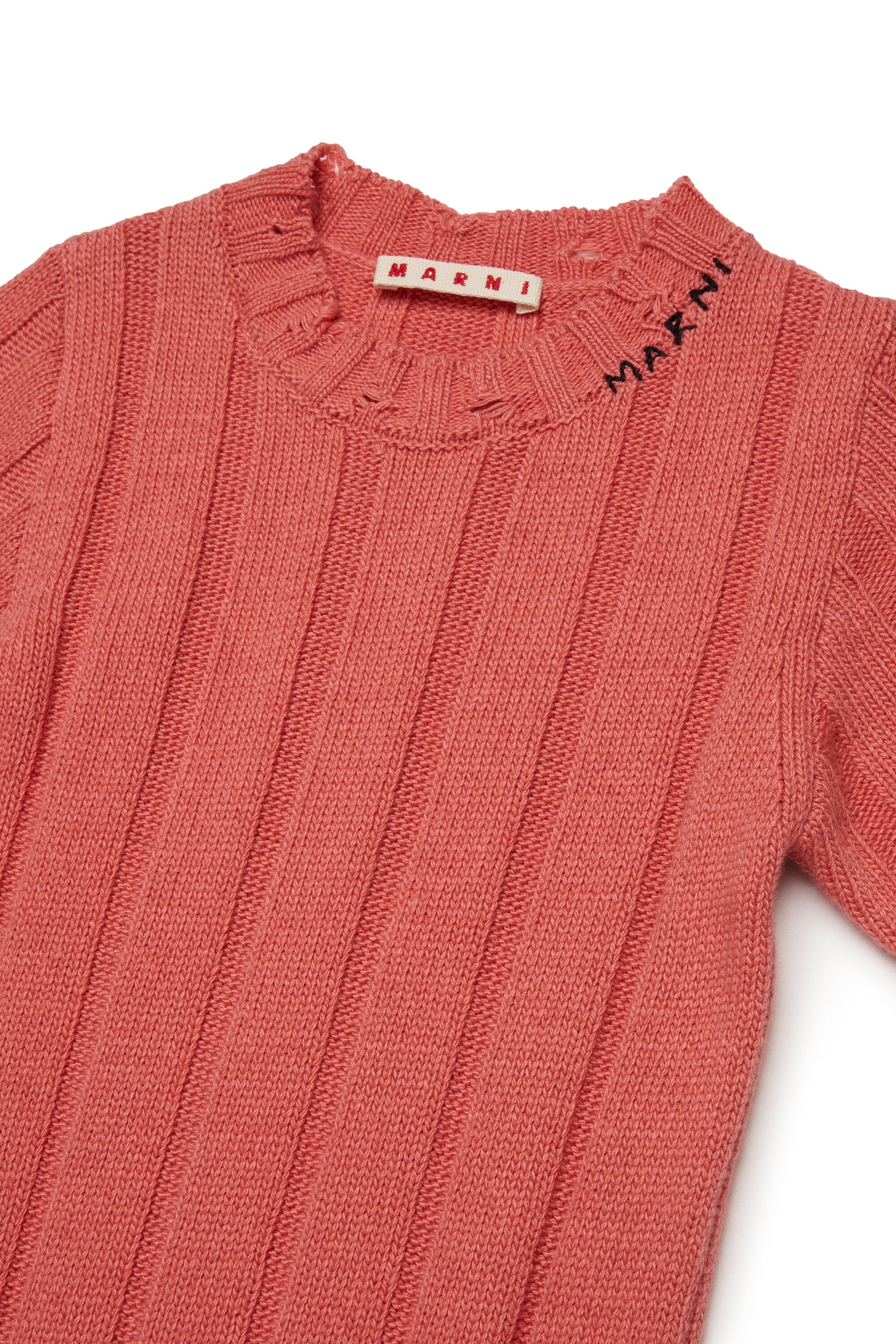 ウール混のロングドレス