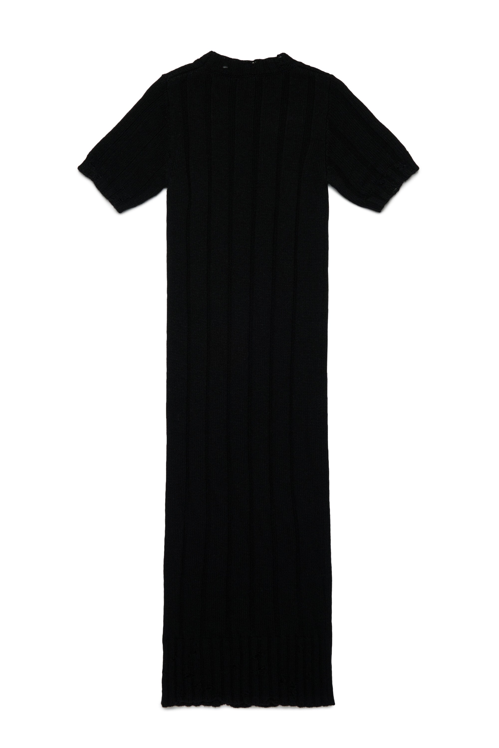 ウール混のロングドレス