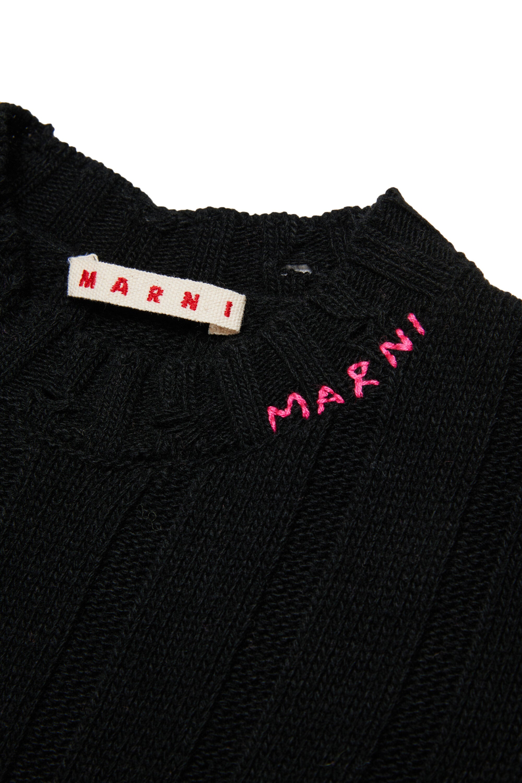 ウール混のロングドレス