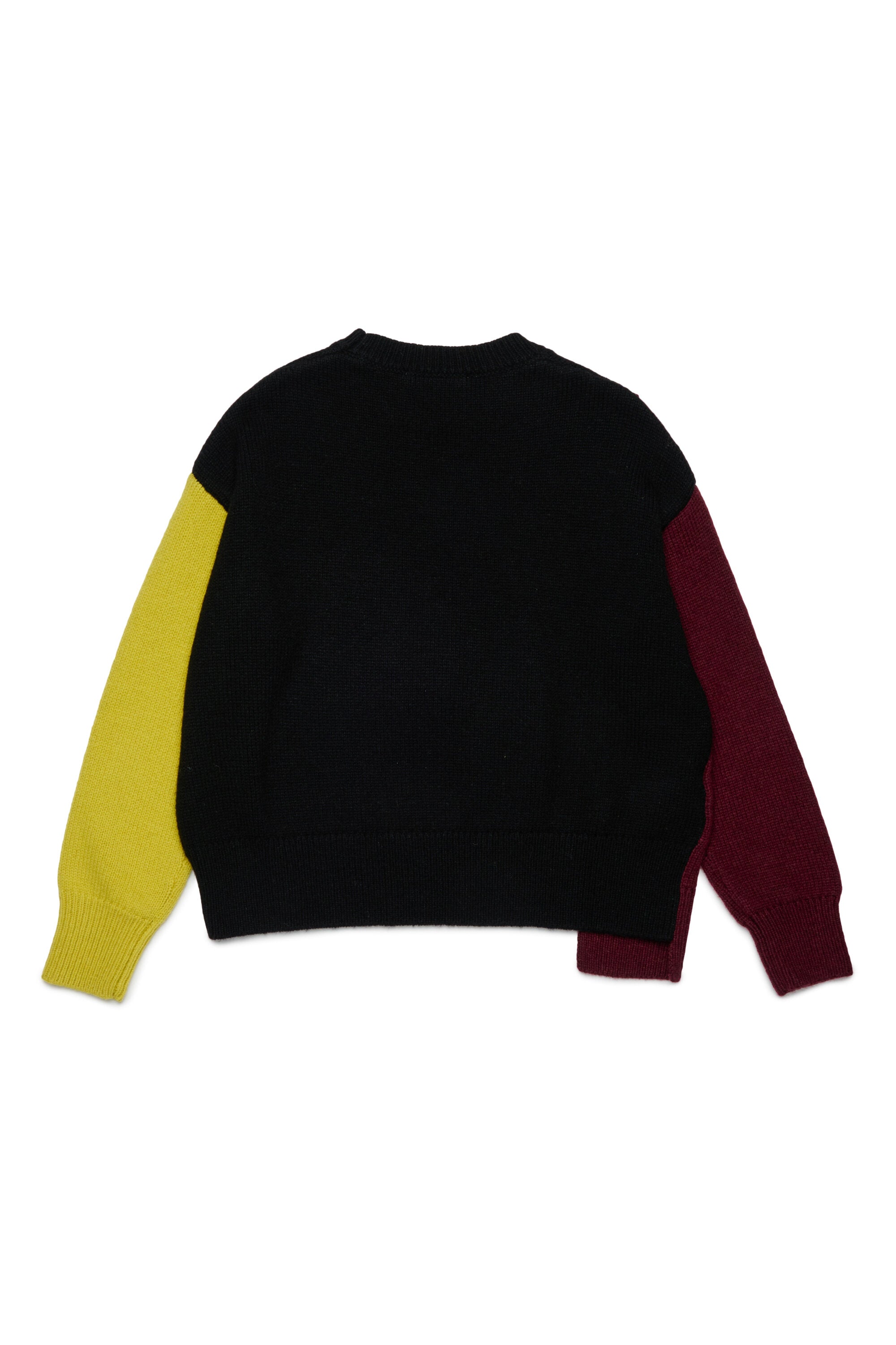 Colorblock wool blend pullover