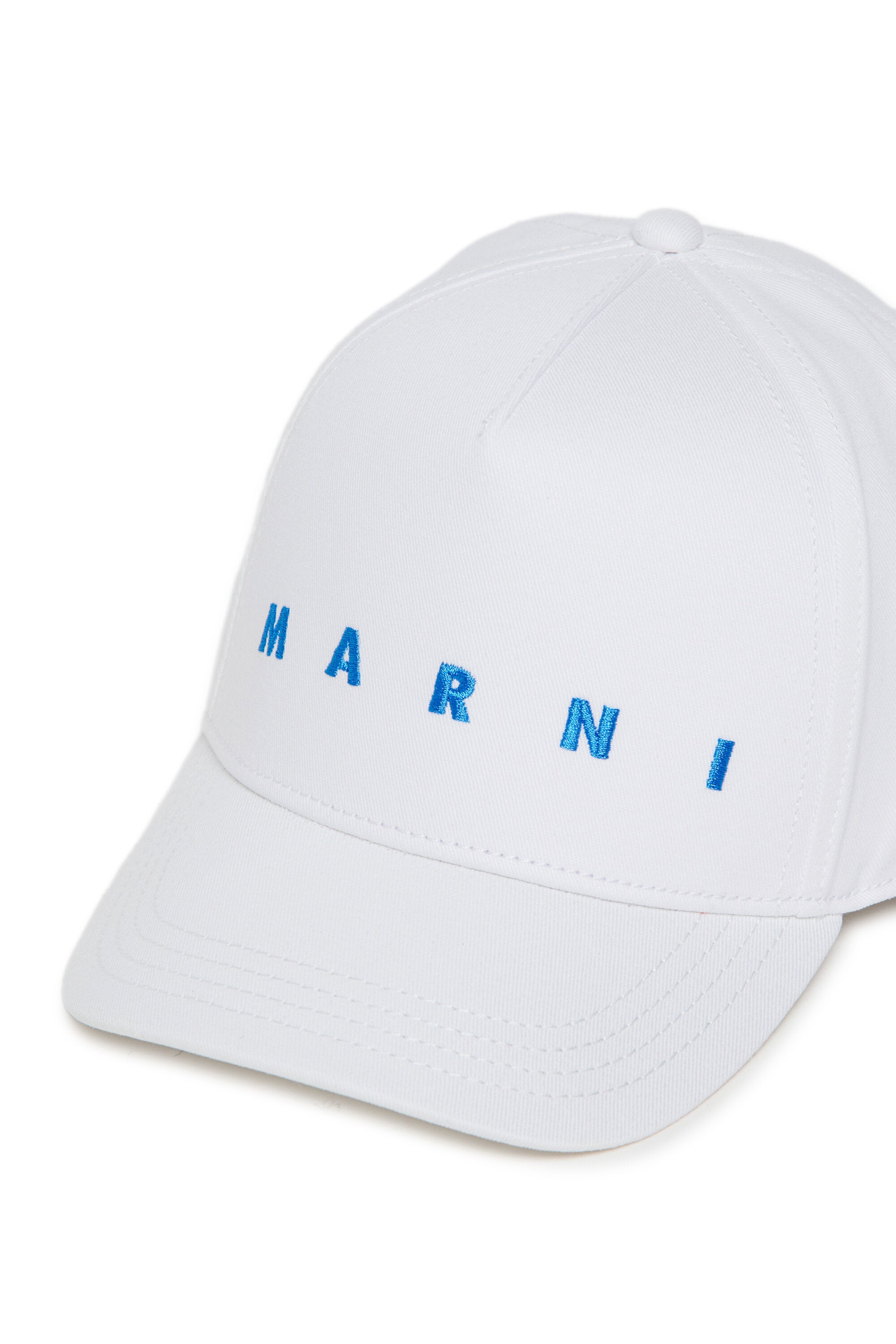 Gabardine baseball cap with logo