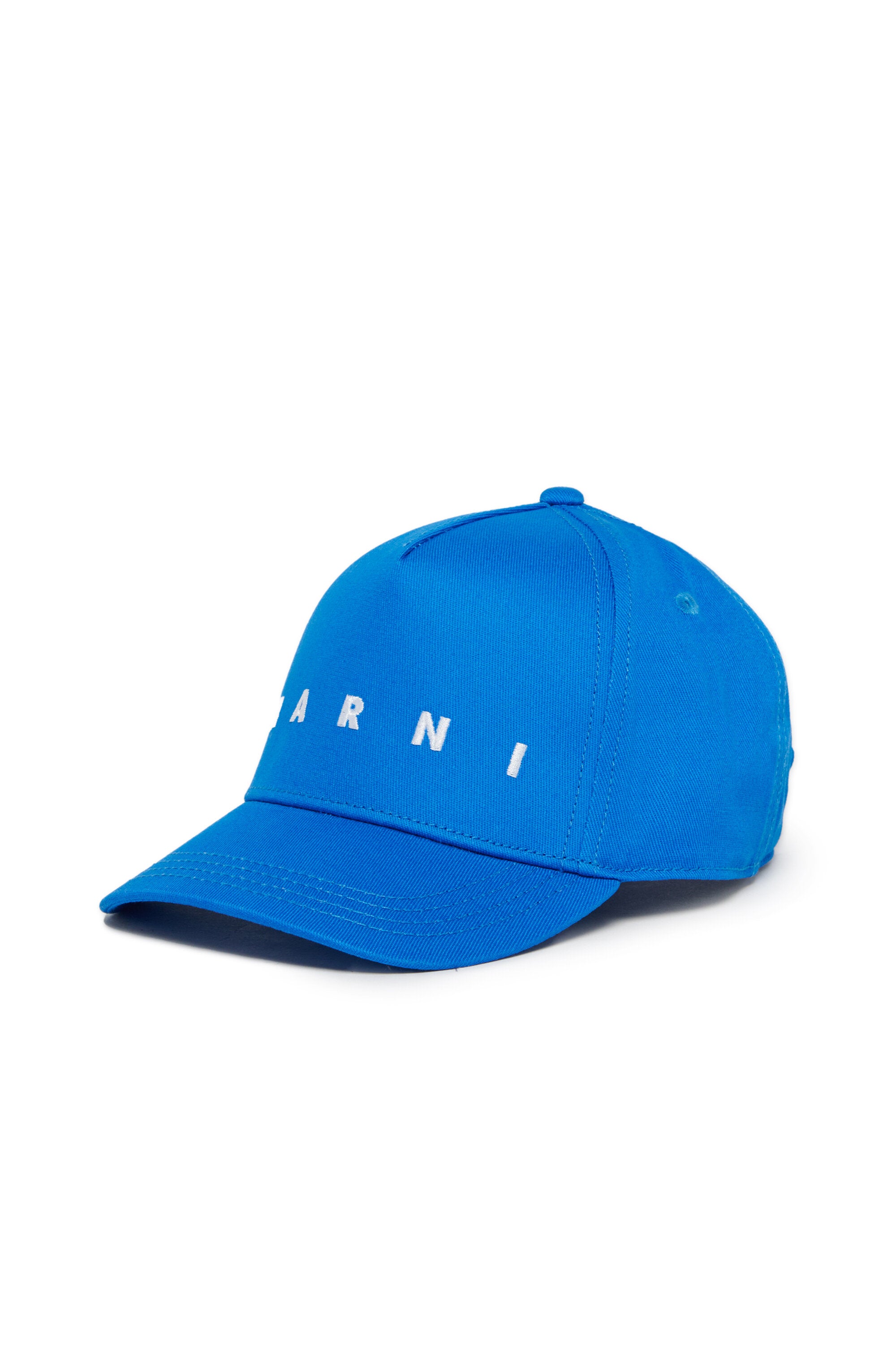 Gabardine baseball cap with logo
