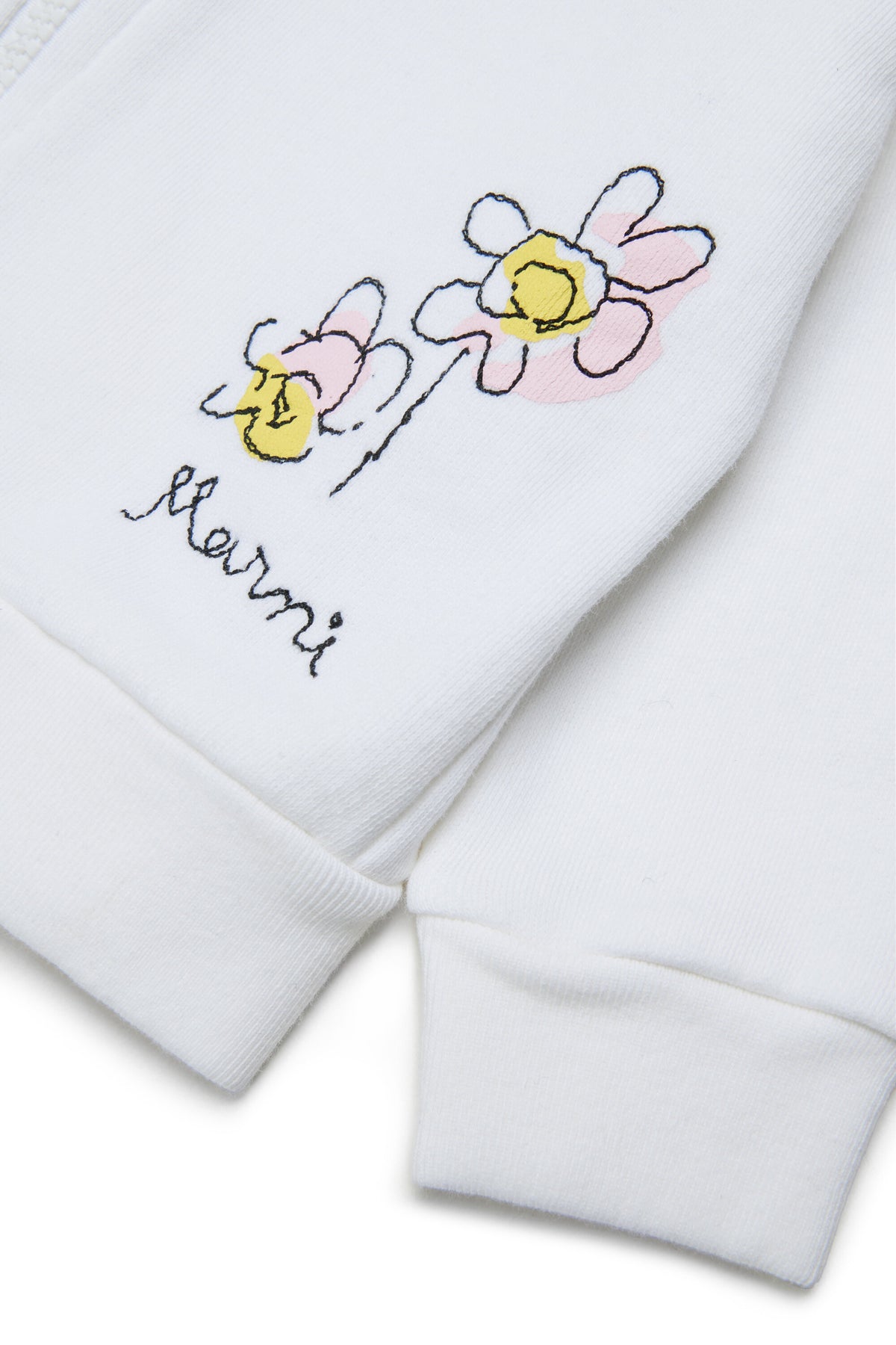 Full zip sweatshirt with logo