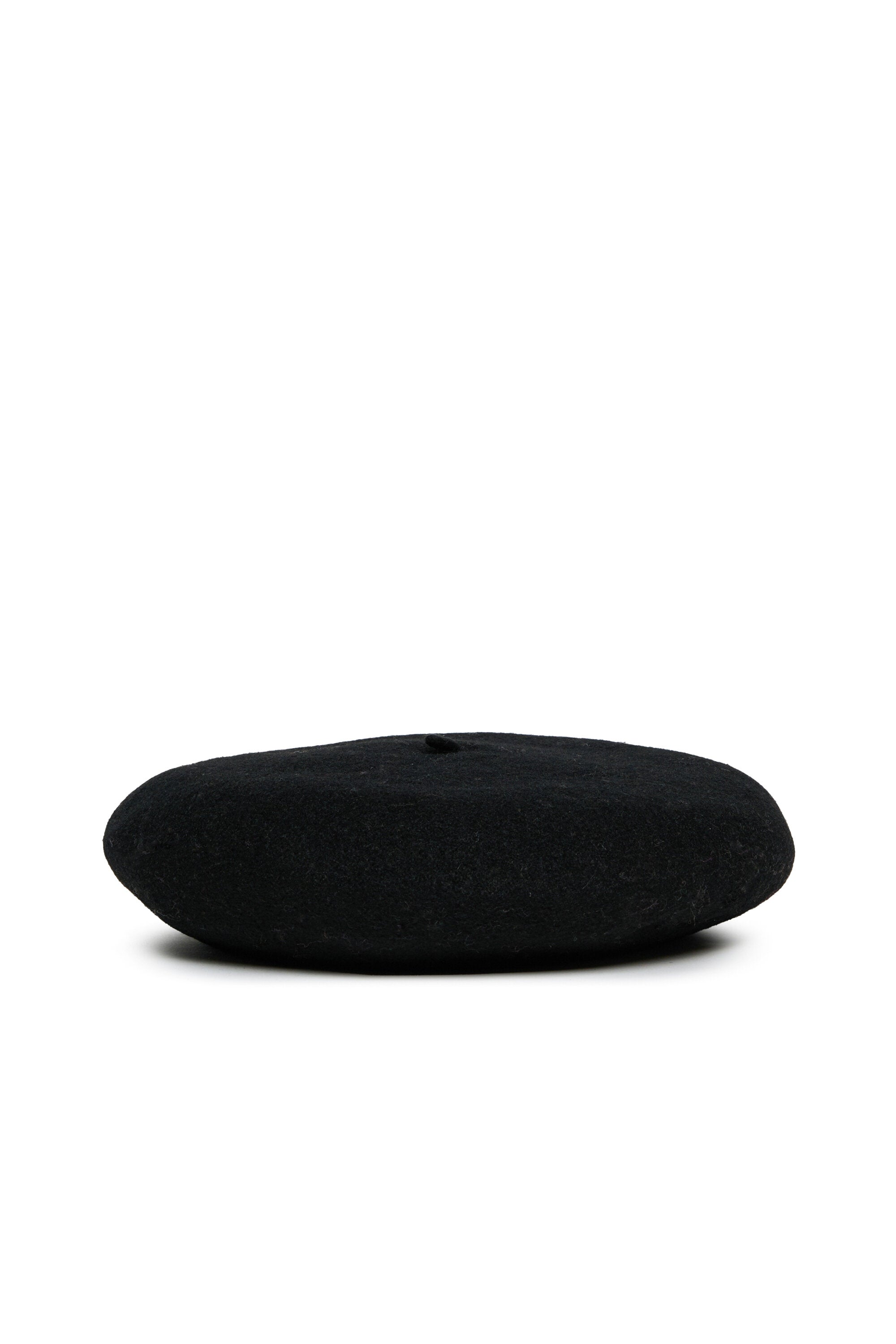Wool-blend beret with logo