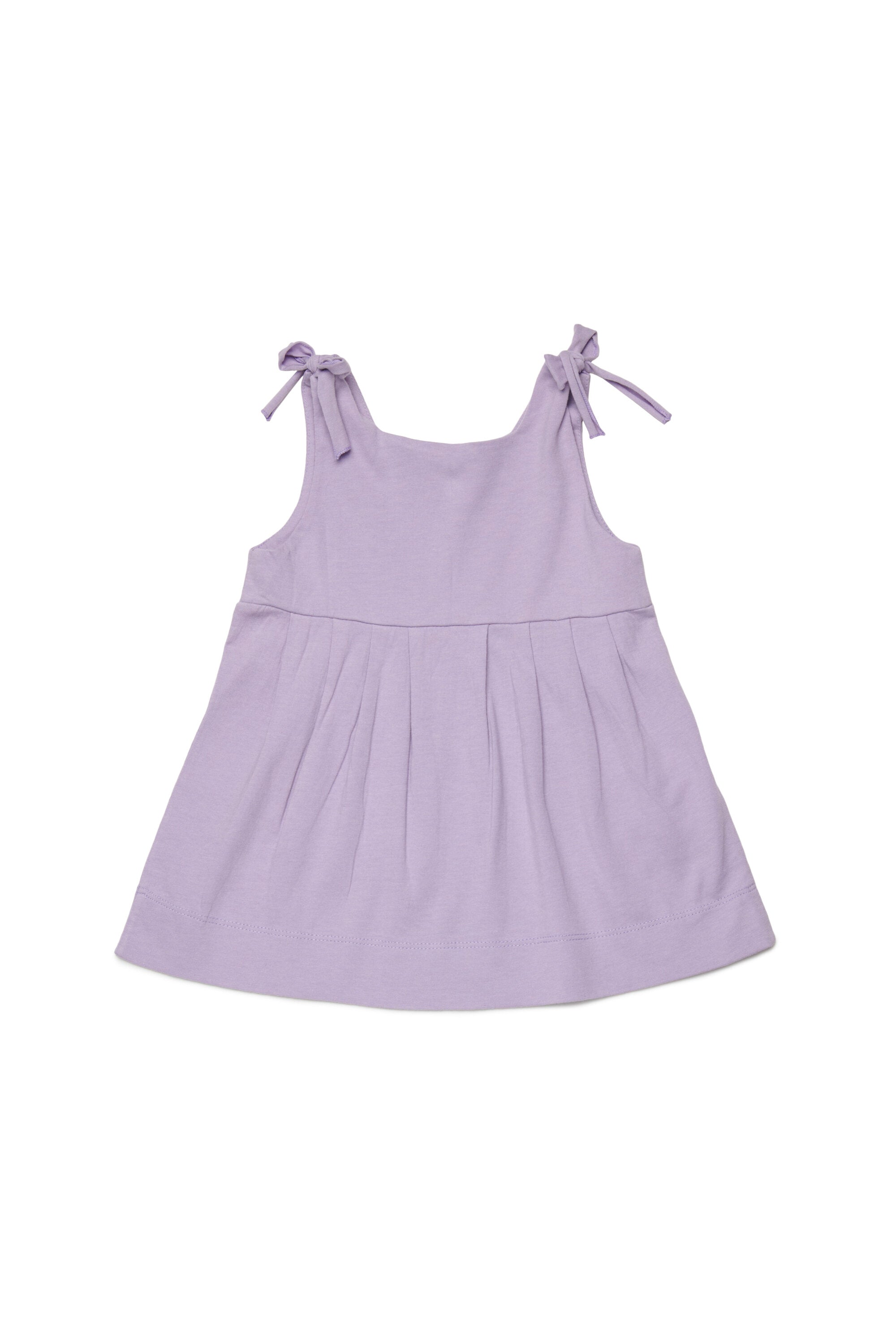 Dress with embroidered flowers and bows