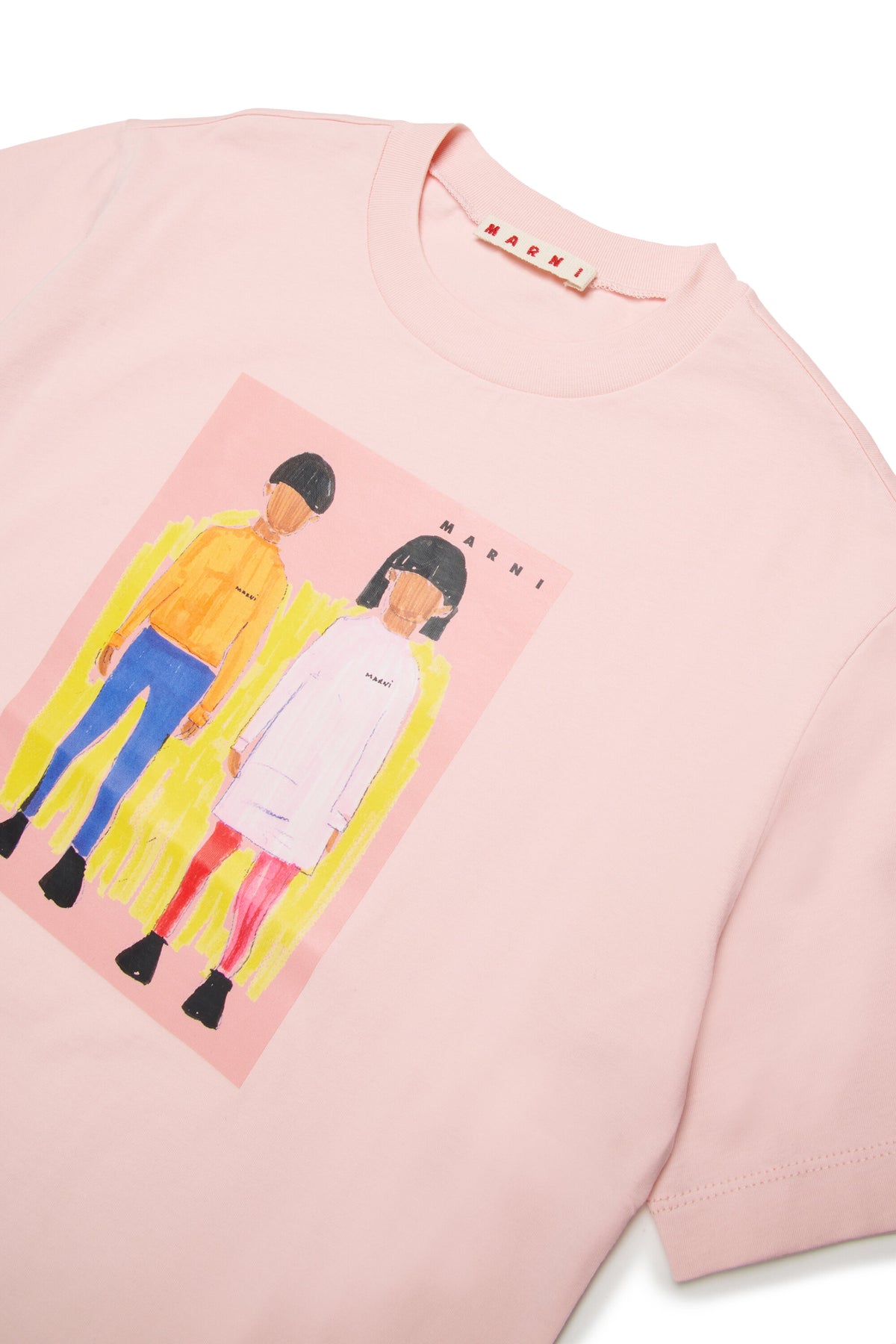 T-shirt with illustrated front print