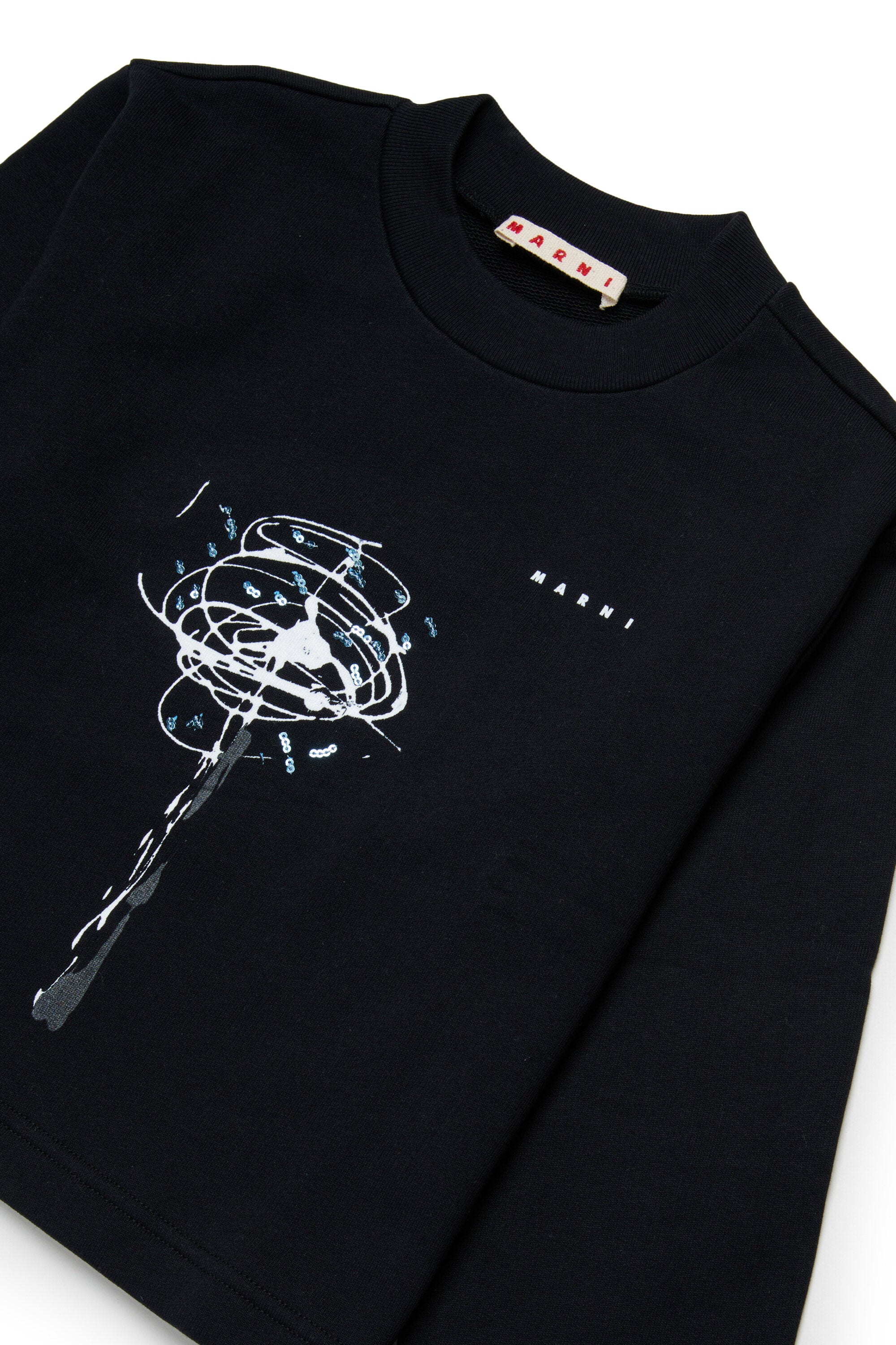 ロゴ入りクルーネックスウェット