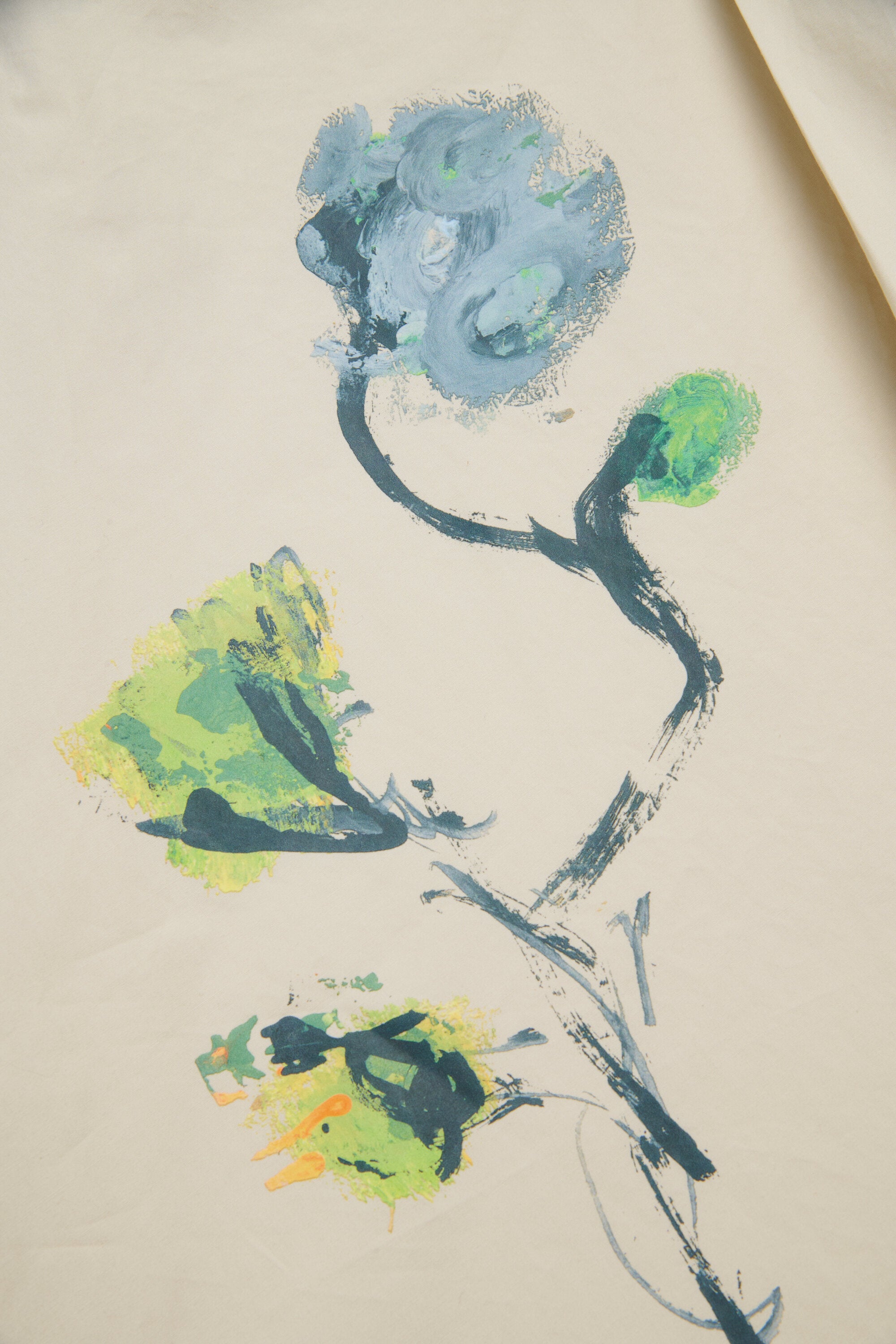 フローラルプリントのショートドレス