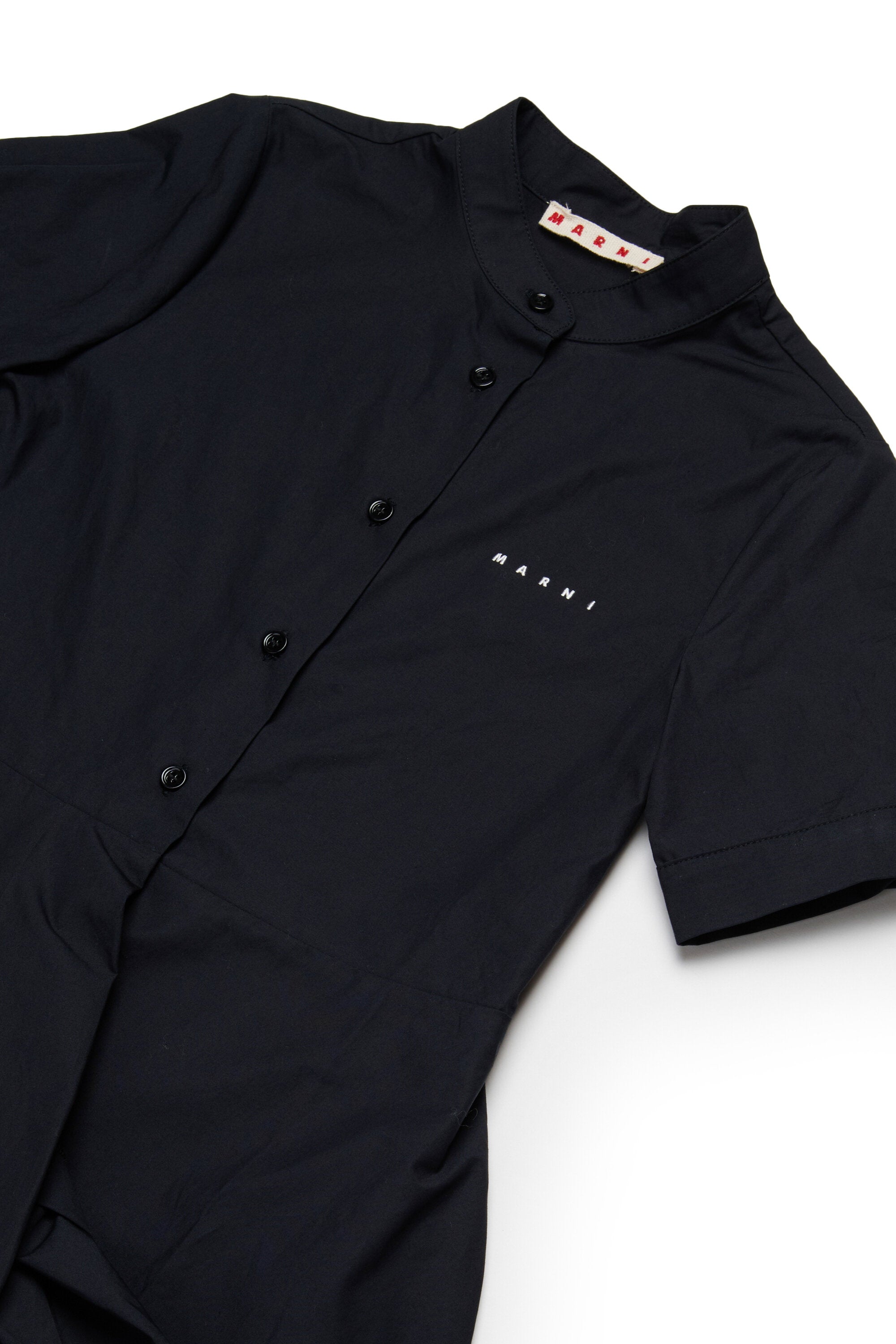 フローラルプリントのショートドレス