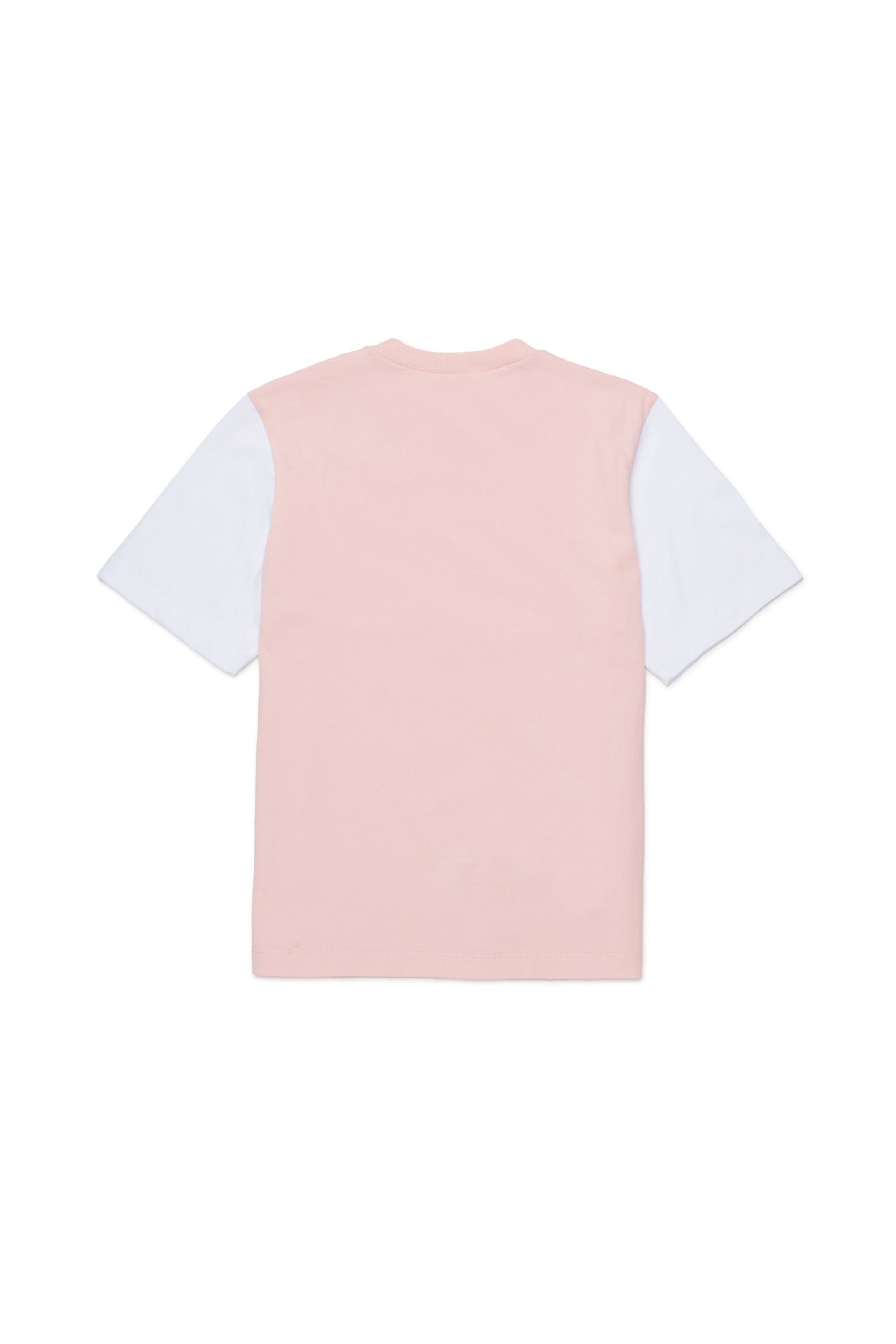 プリントとスパンコール付きTシャツ