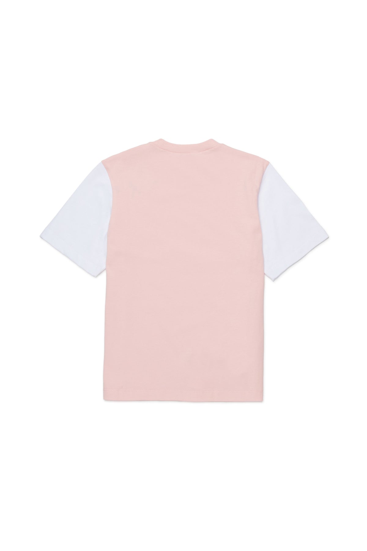 プリントとスパンコール付きTシャツ
