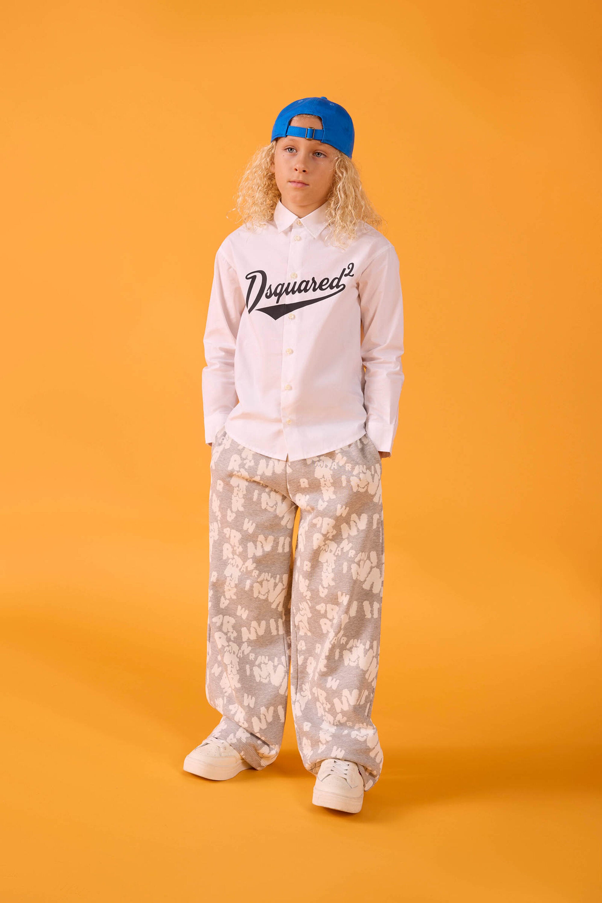 ロゴ総柄スウェットパンツ