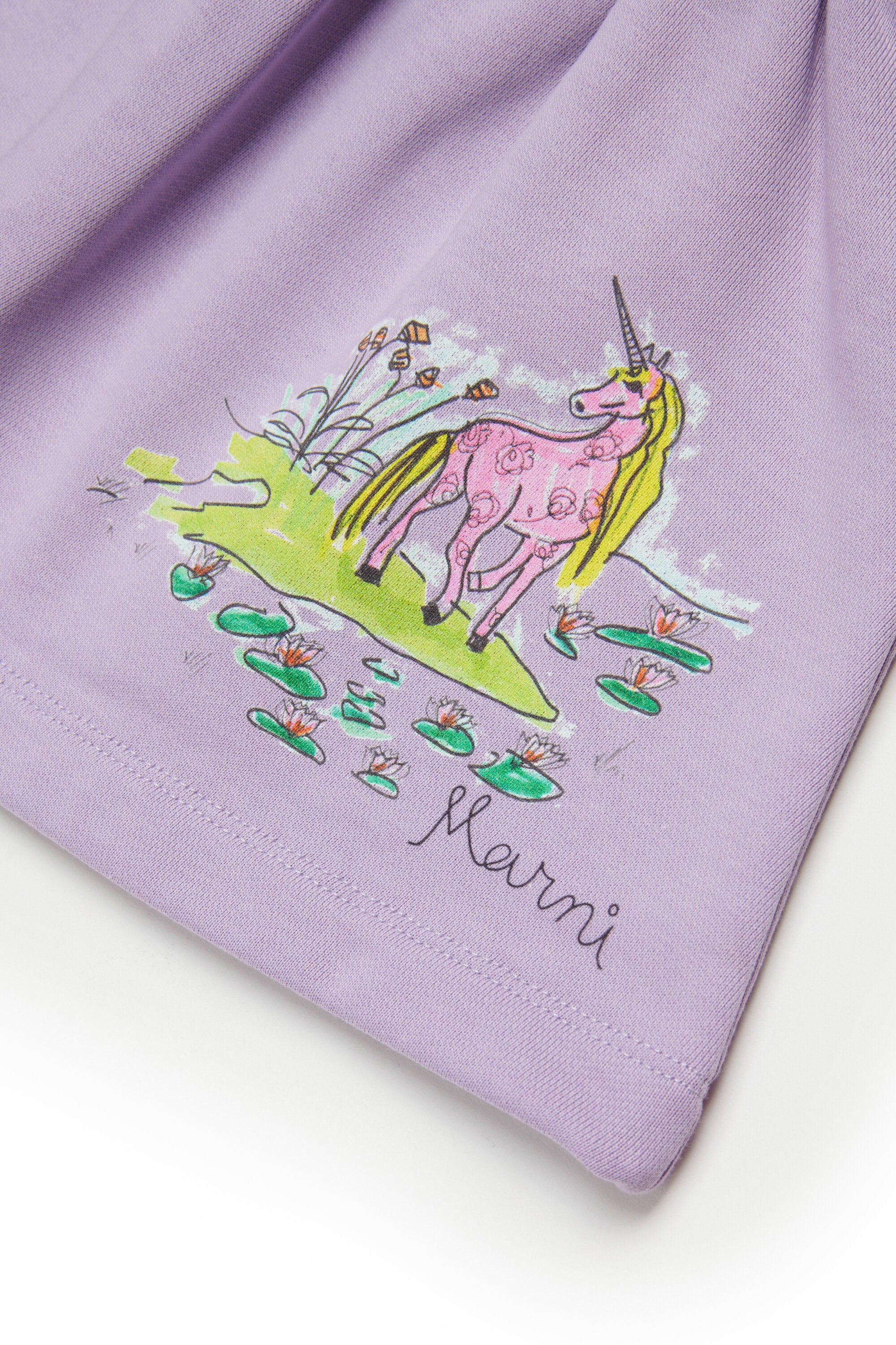 ユニコーンプリントスカート