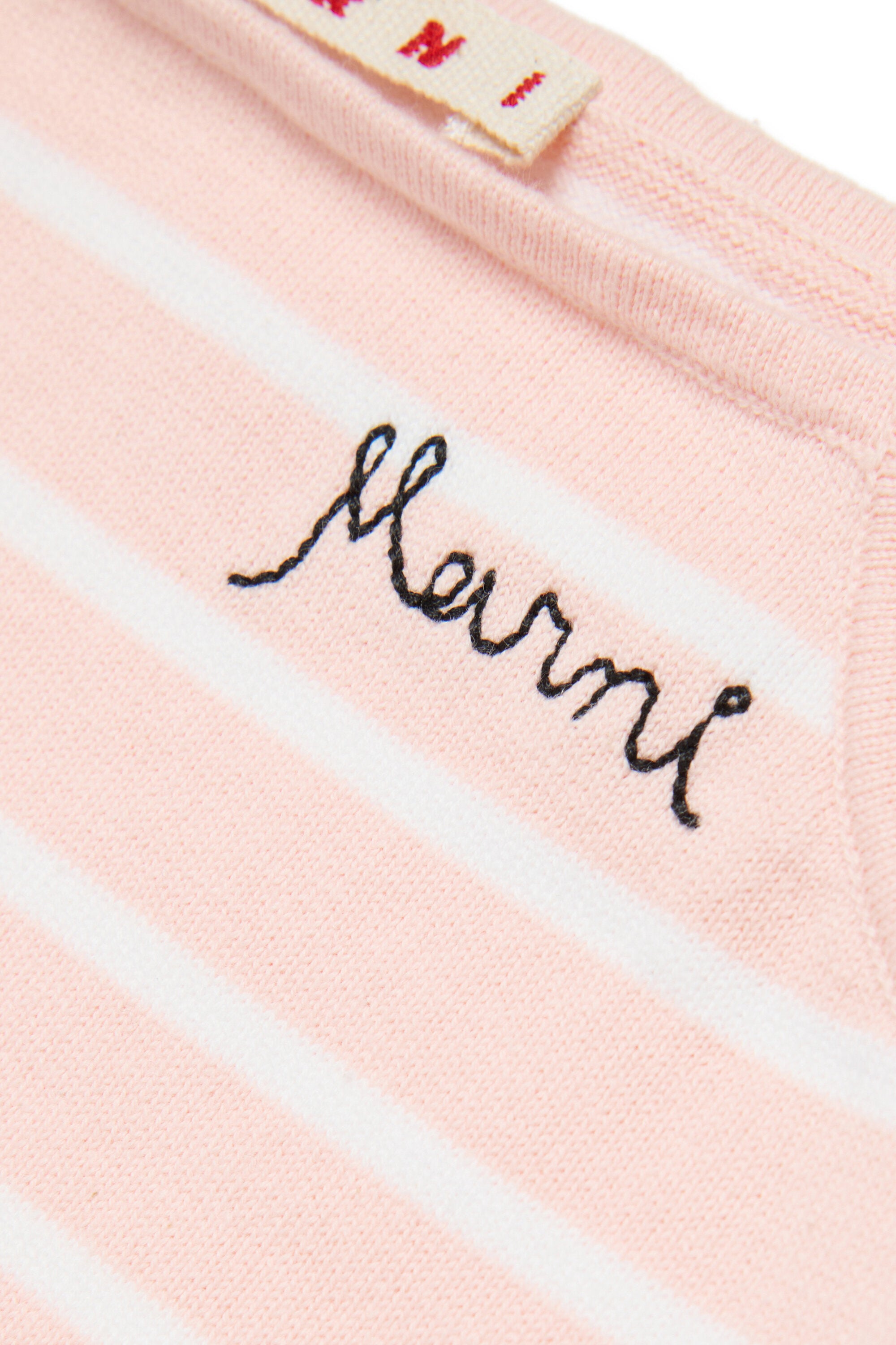 ロゴ入りリブトップ