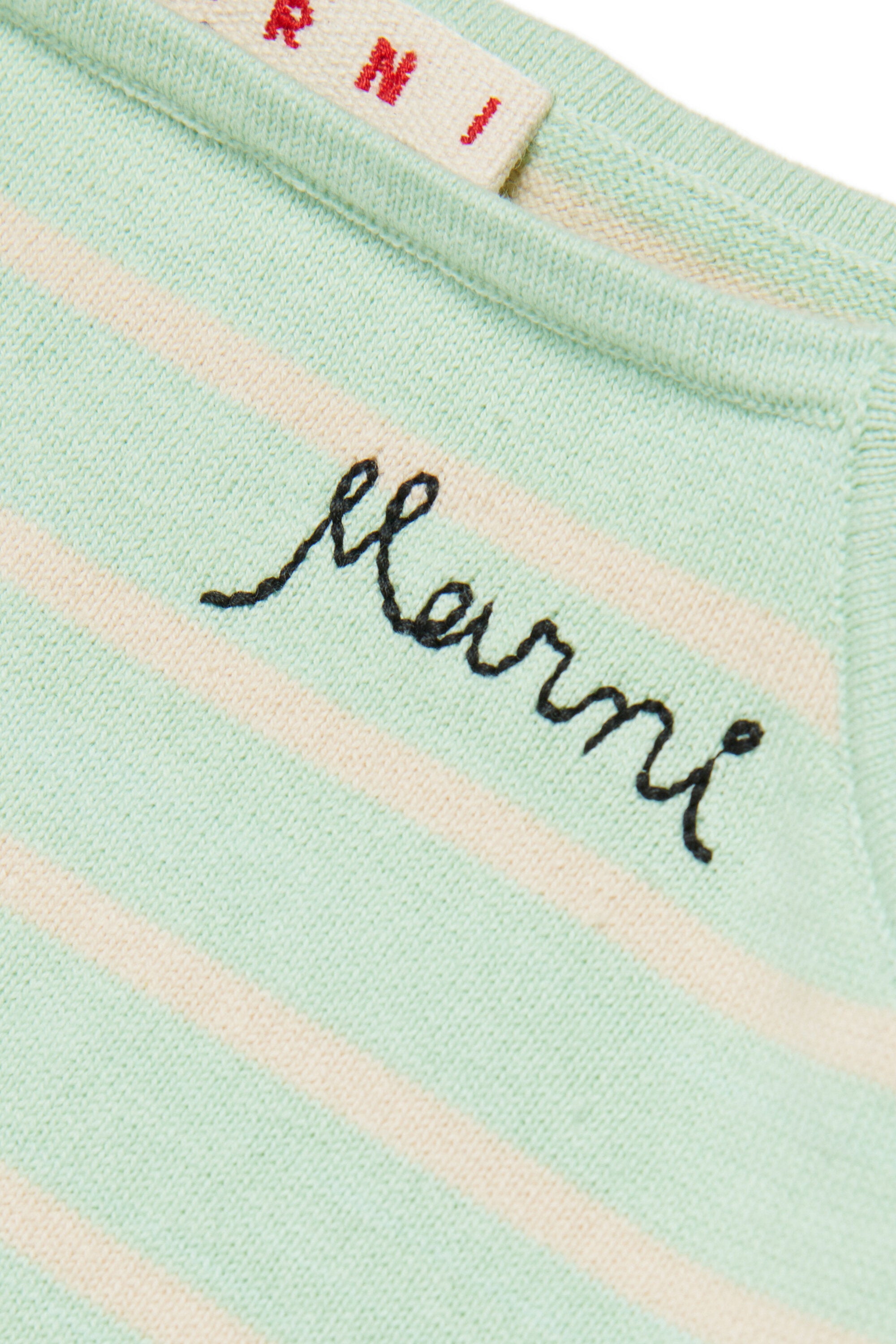 ロゴ入りリブトップ