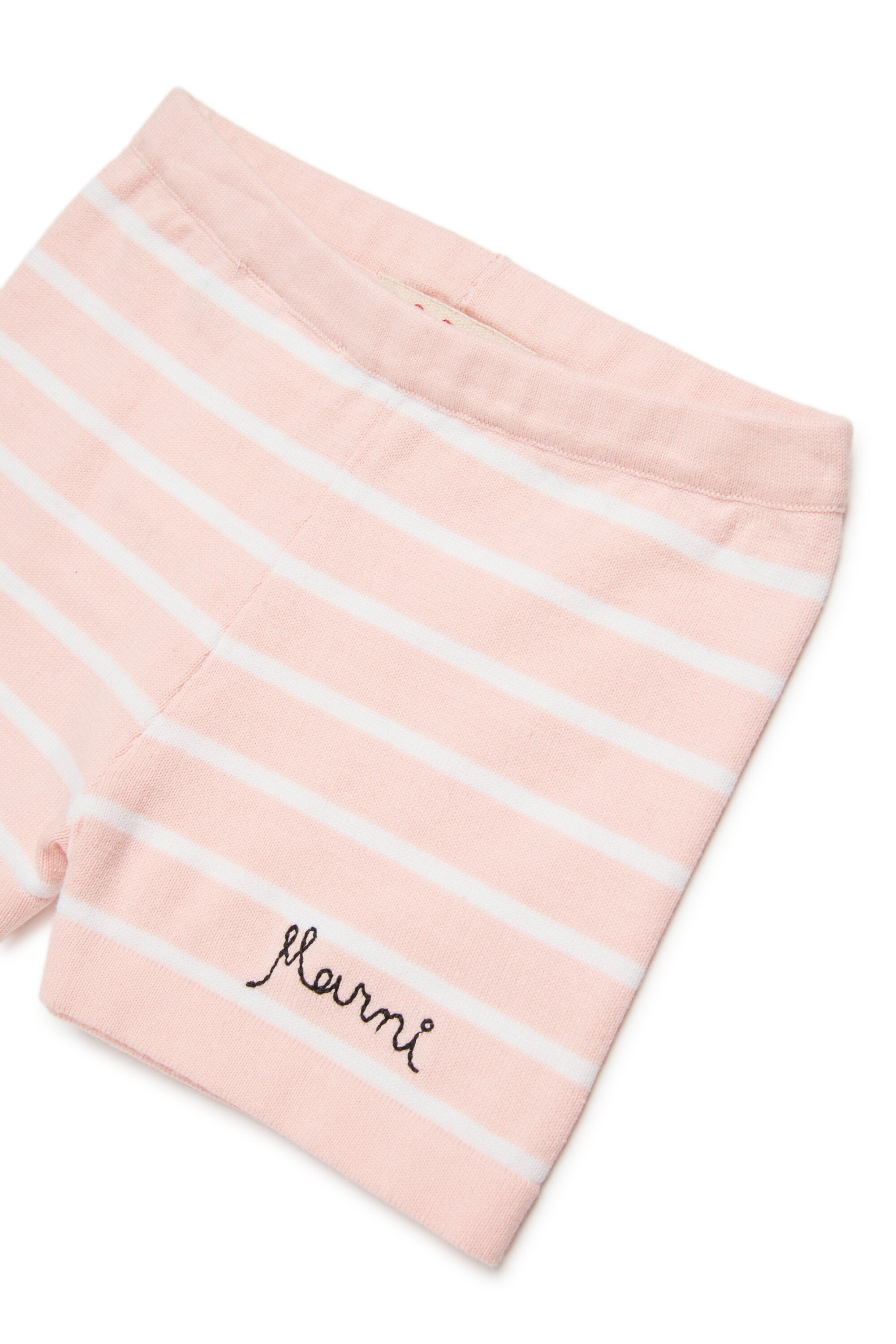 ロゴ入りニットショーツ