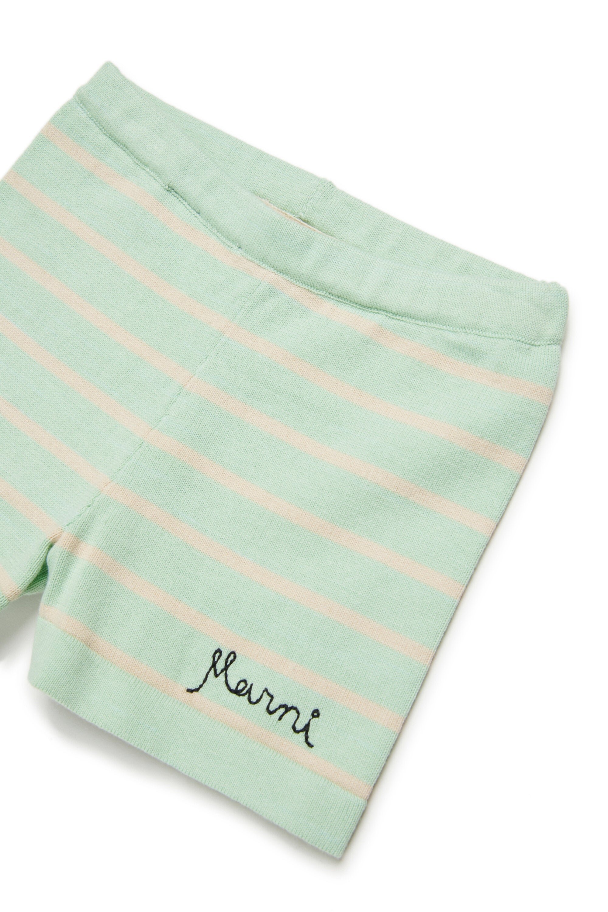 ロゴ入りニットショーツ