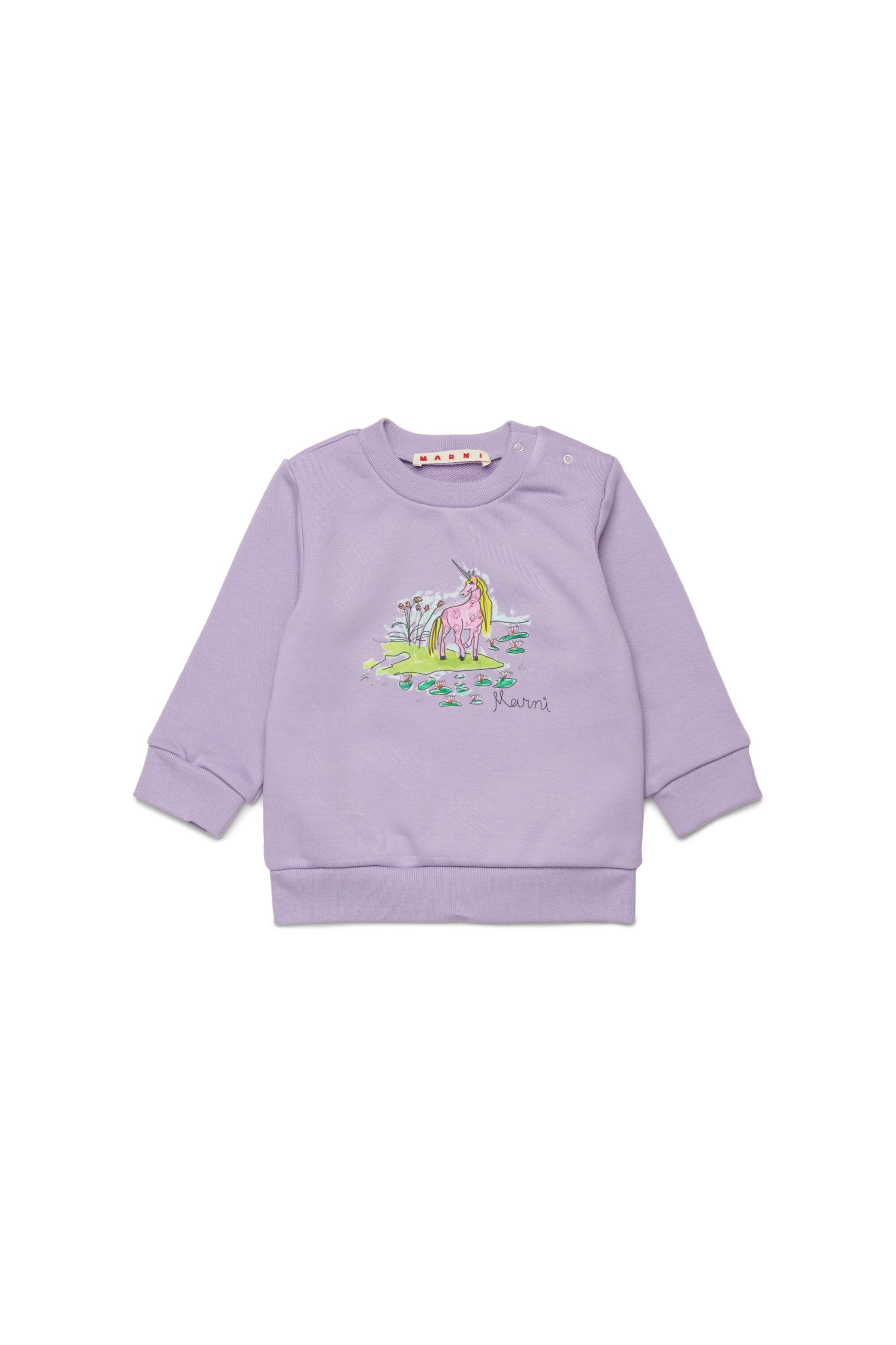 ロゴプリントクルーネックスウェット