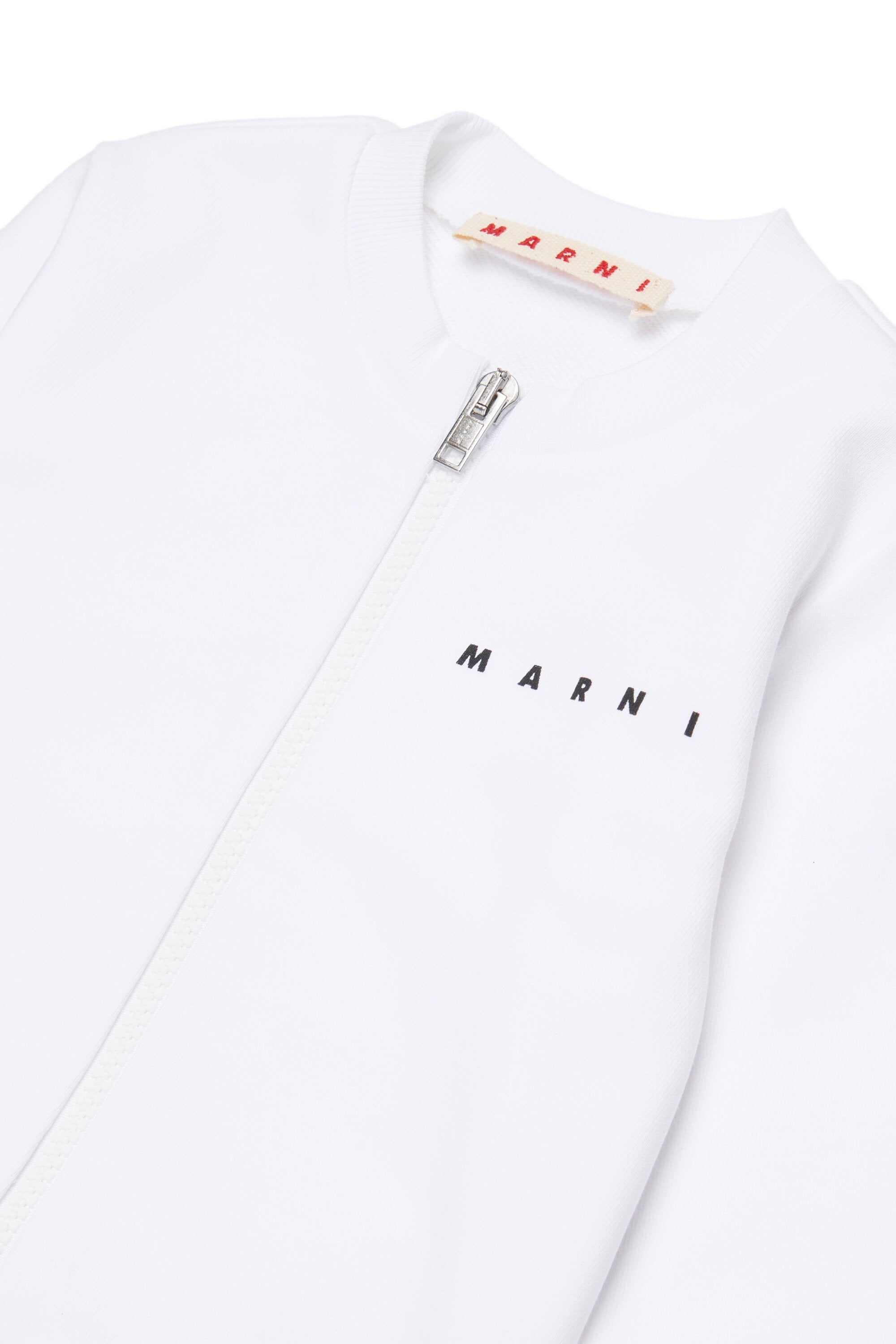 ロゴ付きフルジップスウェット