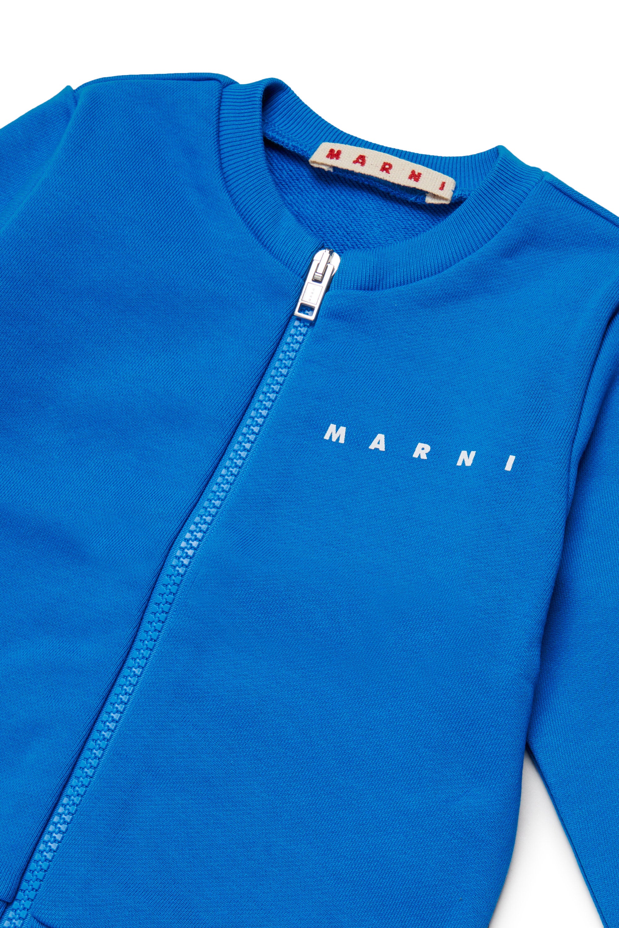 ロゴ付きフルジップスウェット