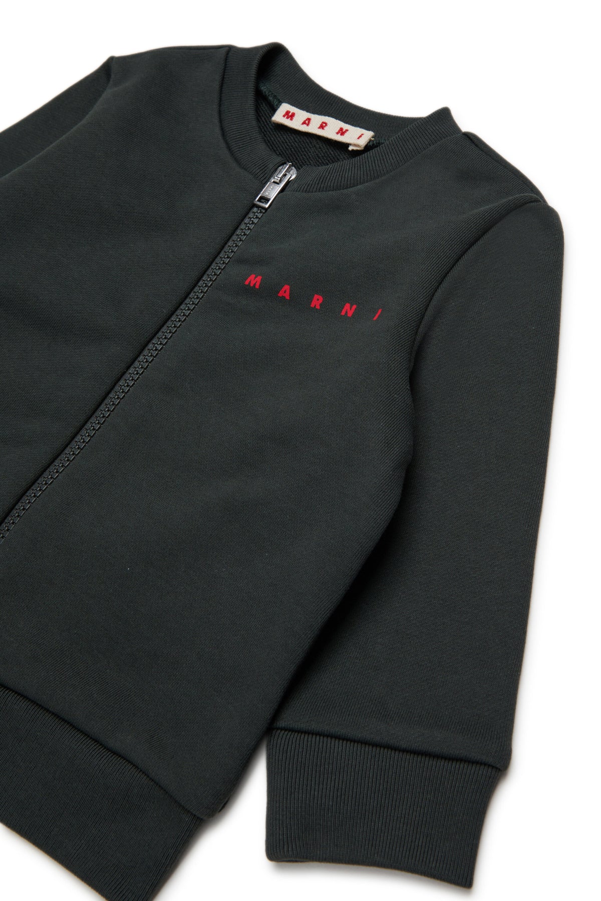 Full-zip sweatshirt with logo