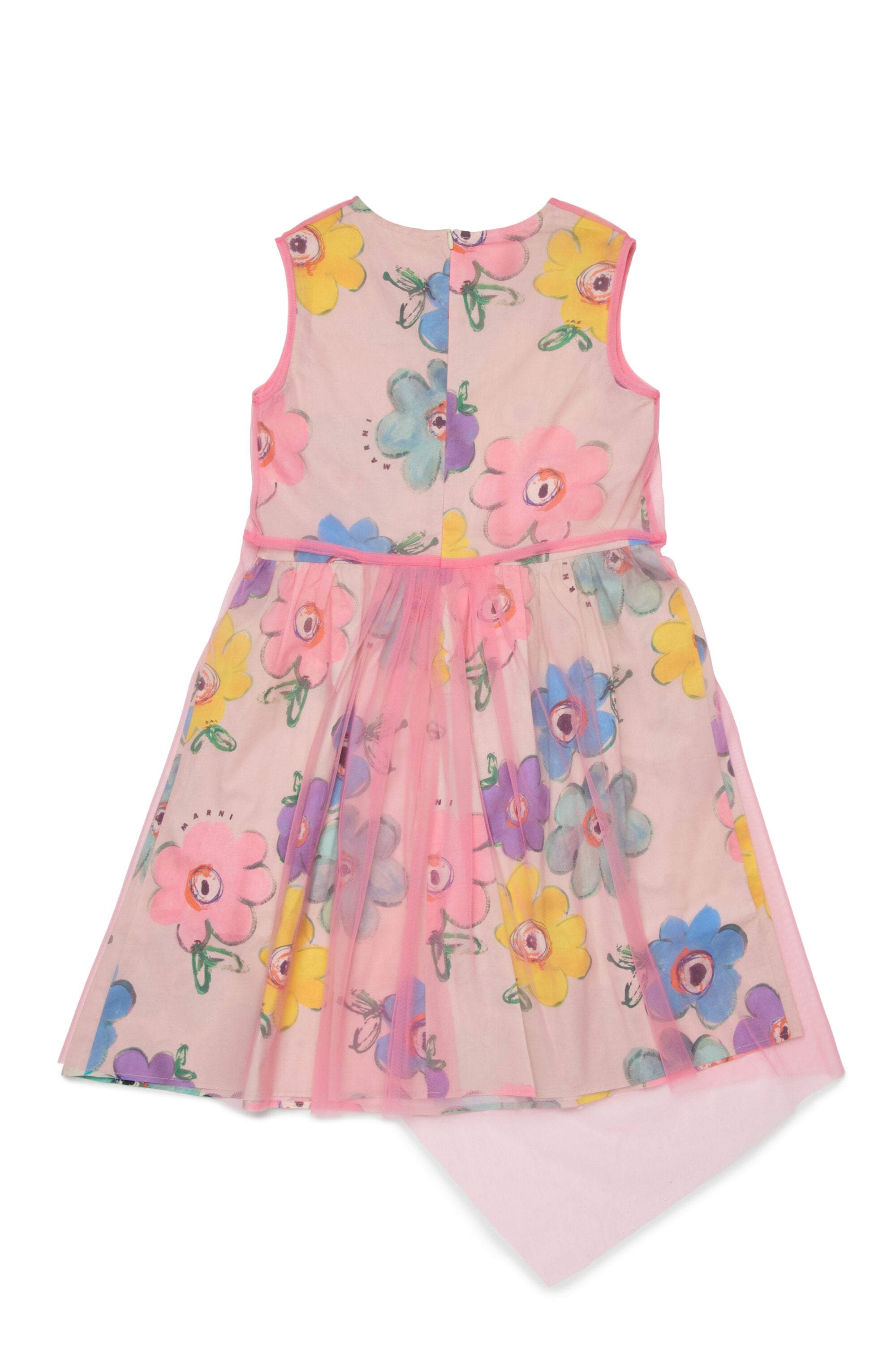 フローラルミディドレス