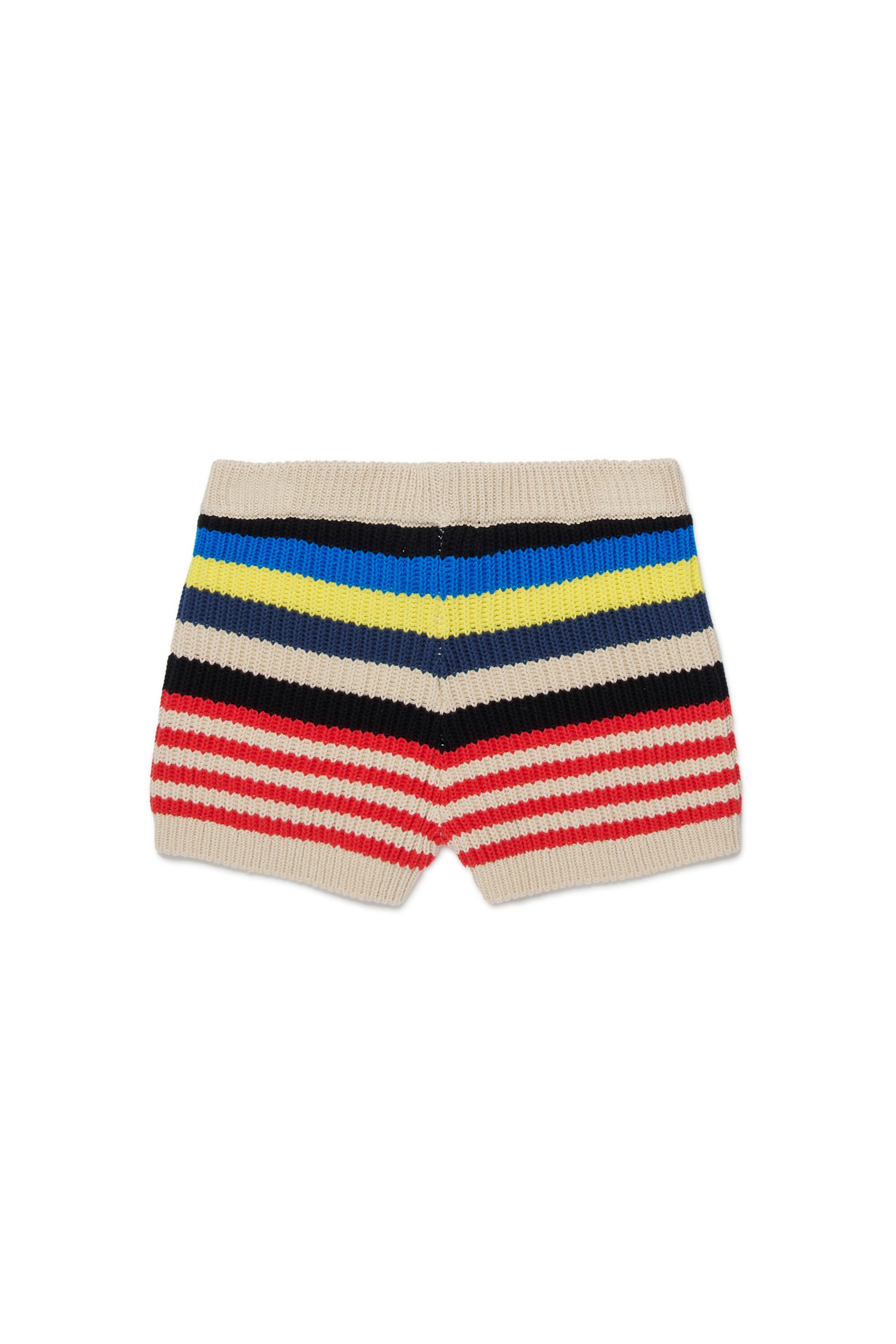 Knit shorts with logo