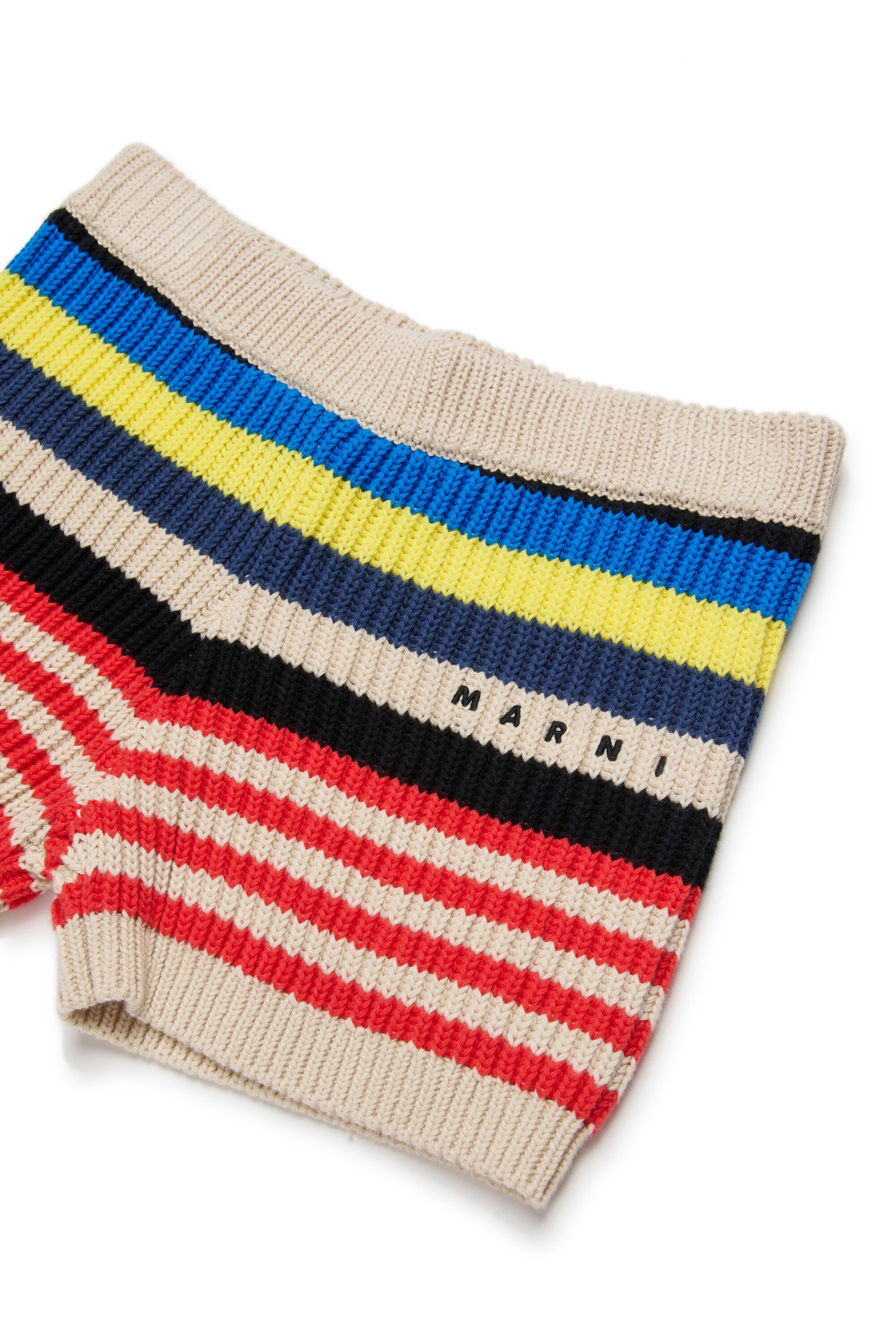 ロゴ入りニットショーツ