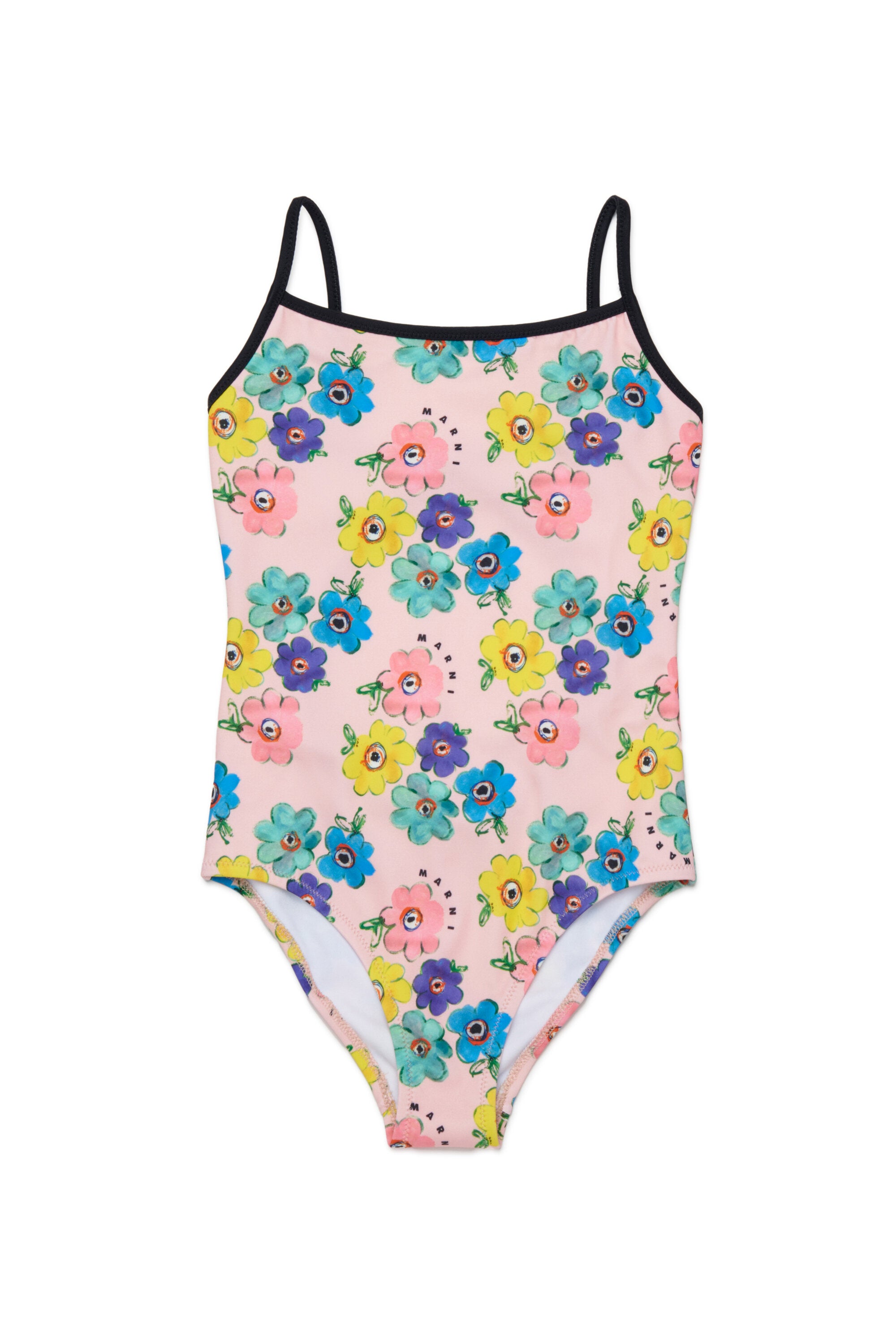Floral one-piece swimsuit