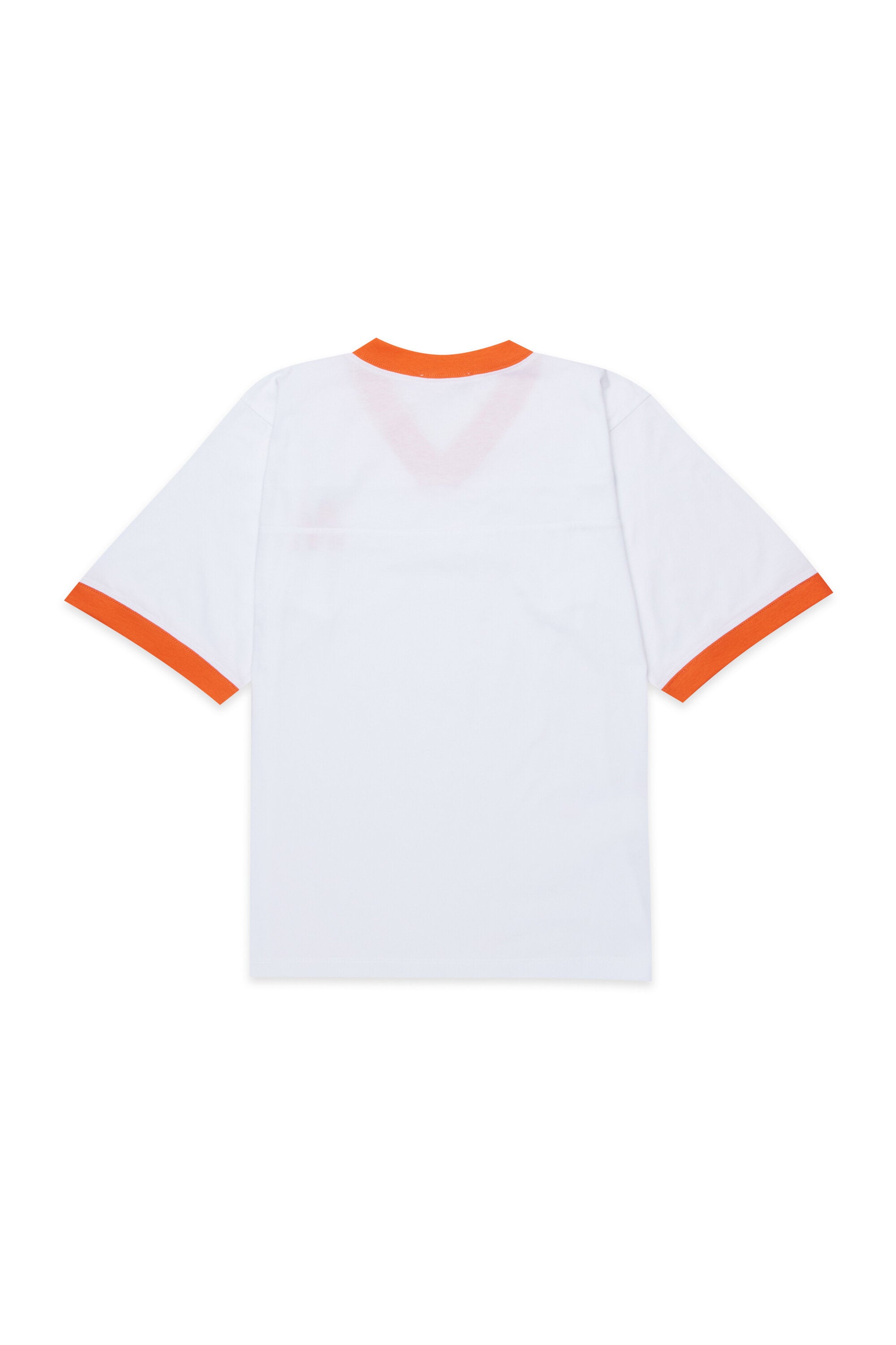 V-neck T-shirt with logo