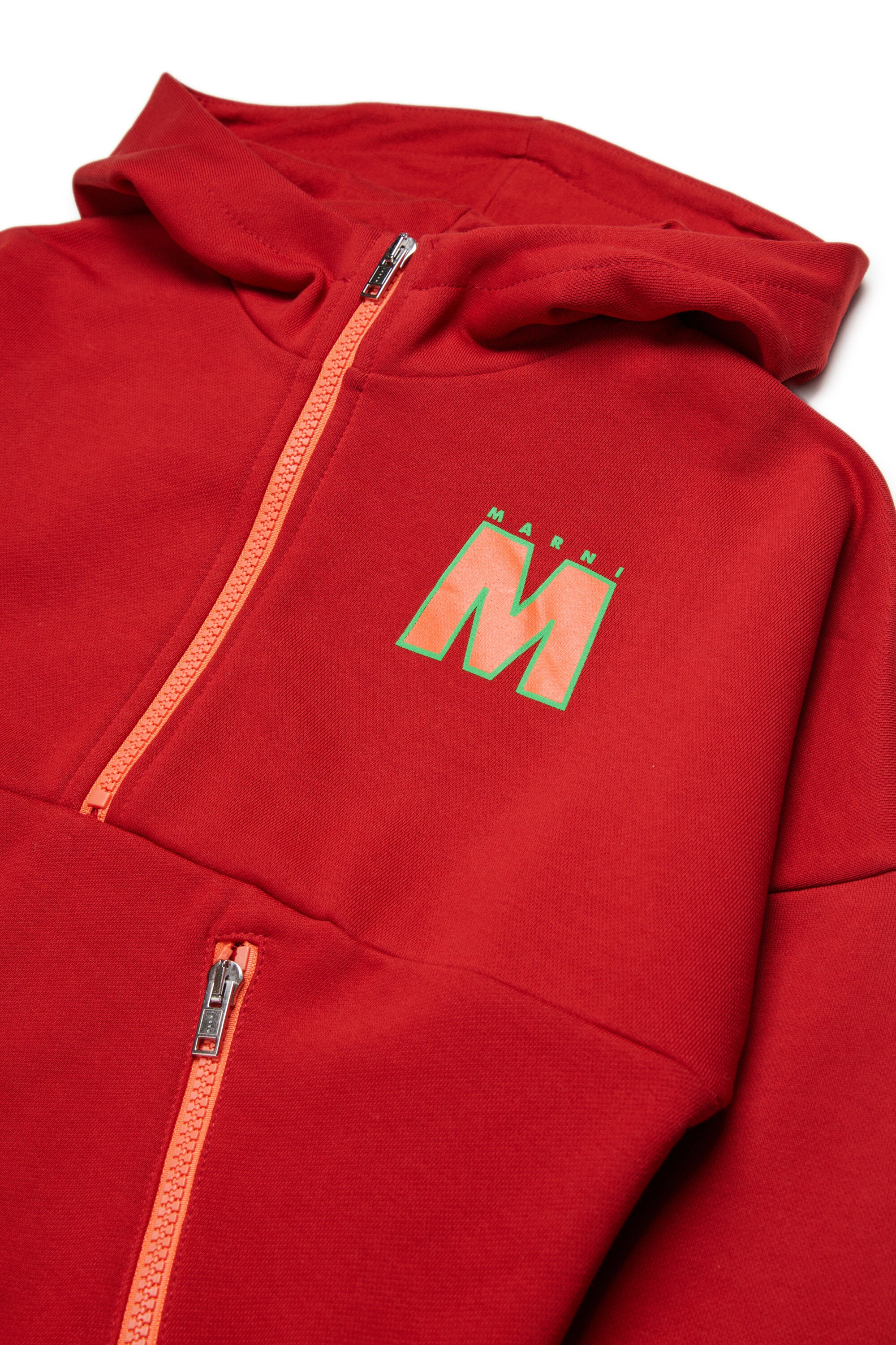 ロゴ入りフーディー