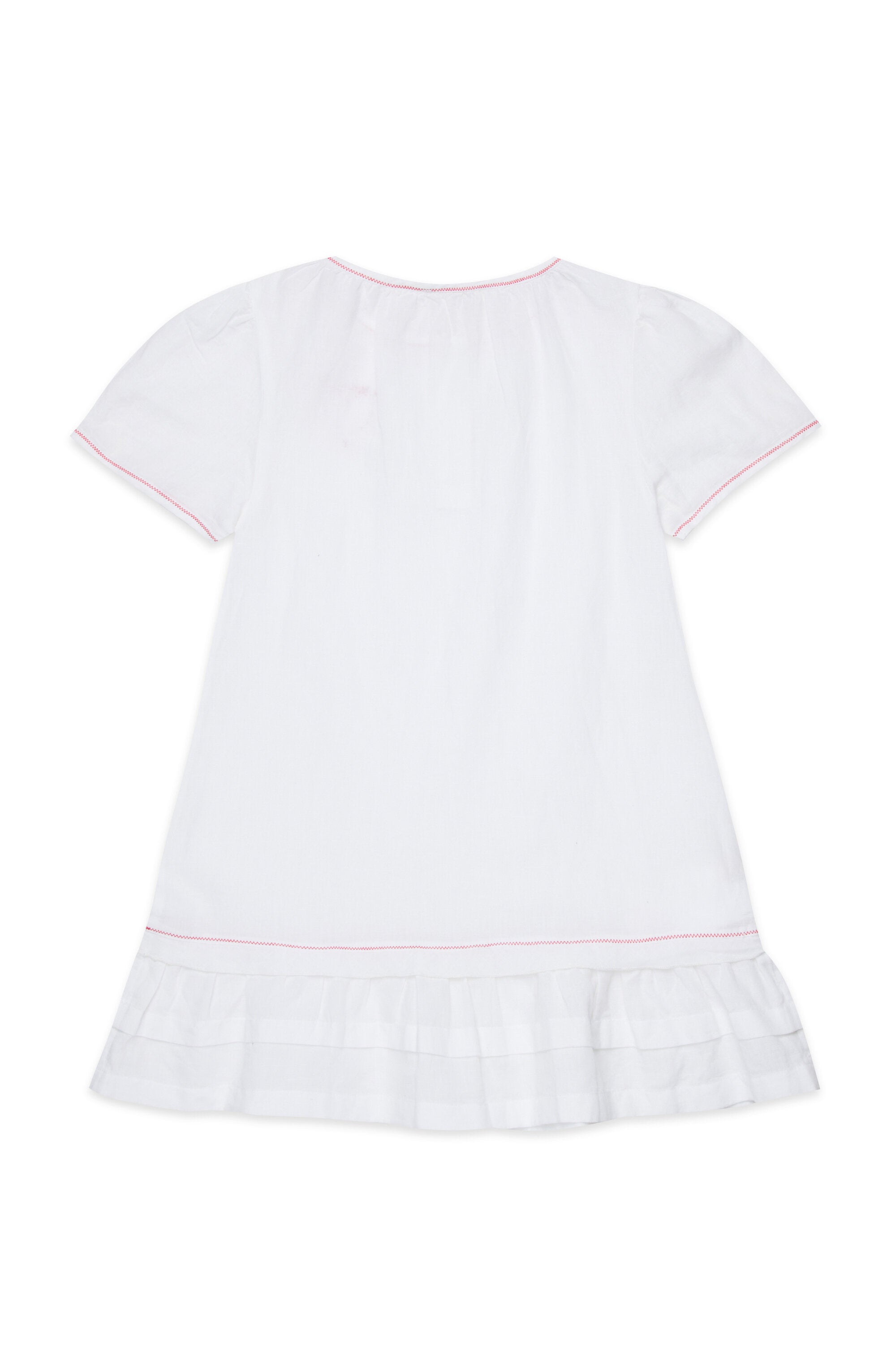 ハート刺繍付きフリルドレス