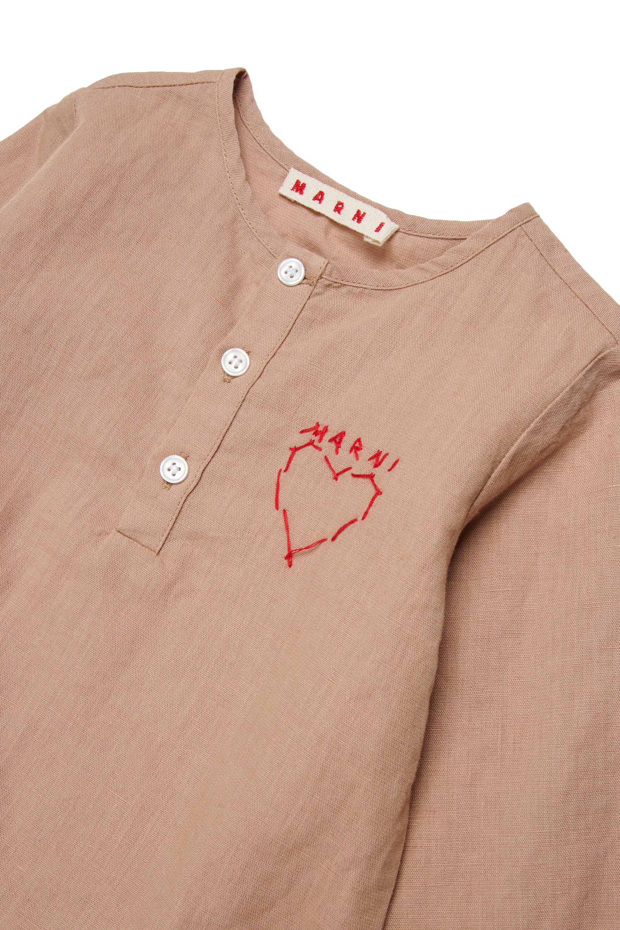 ロゴ入り長袖シャツ