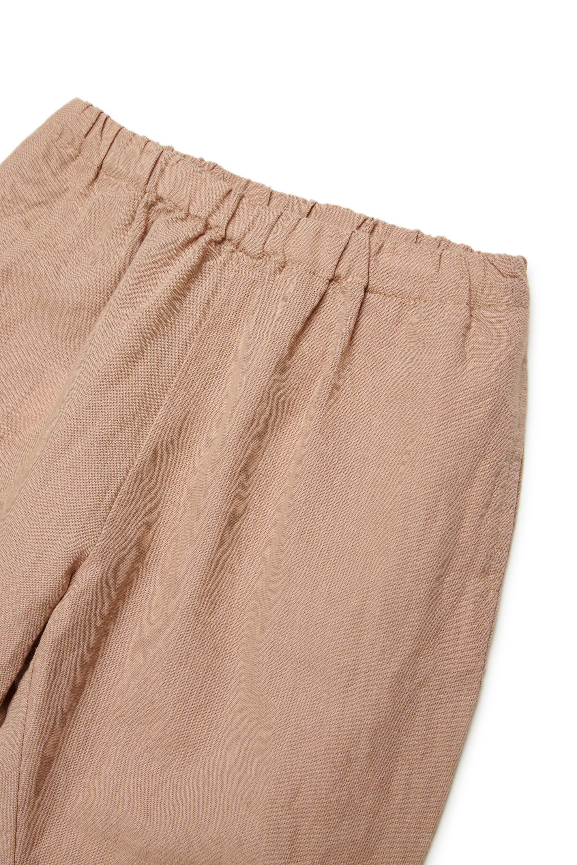 ロゴ刺繍入りパンツ