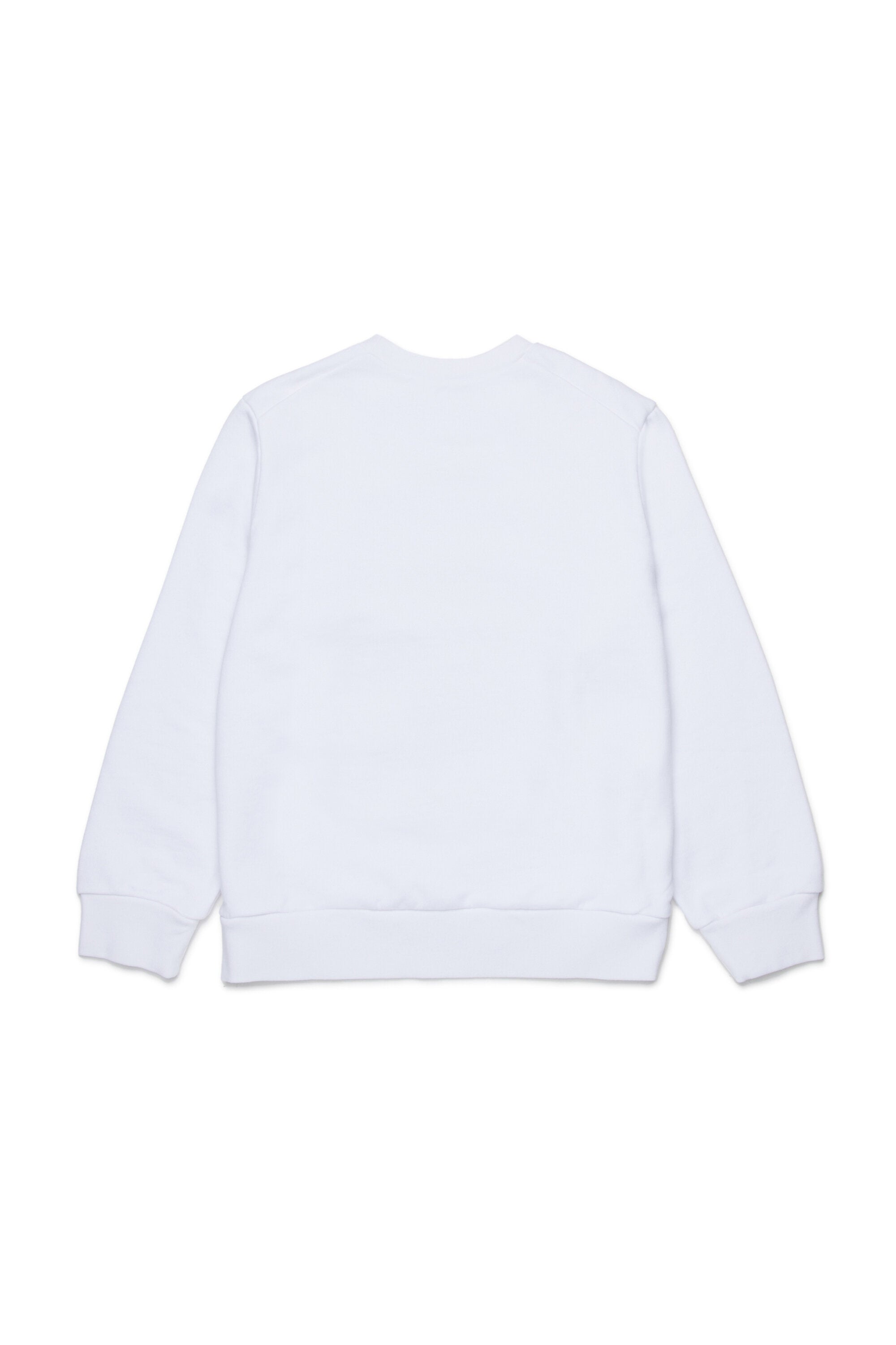 マキシフラワー付きクルーネックスウェット